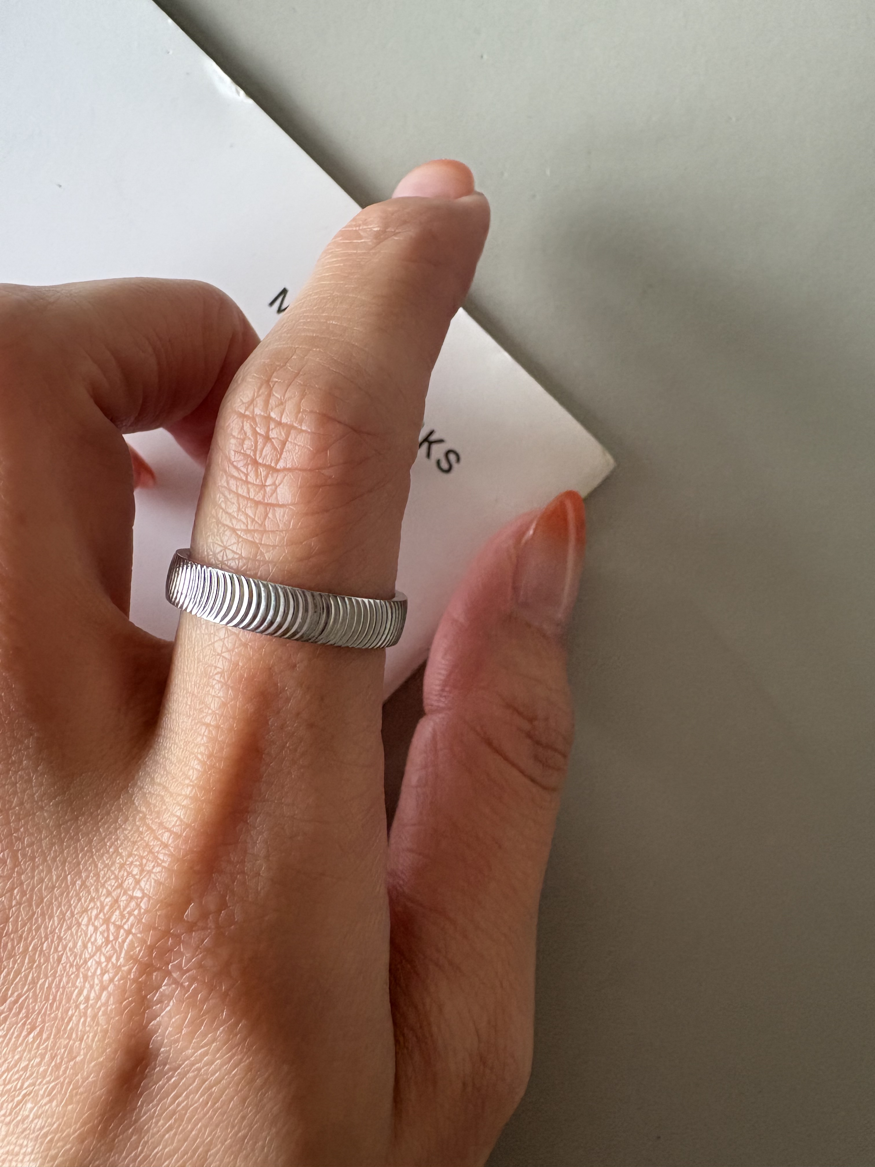 stripe cut ring
