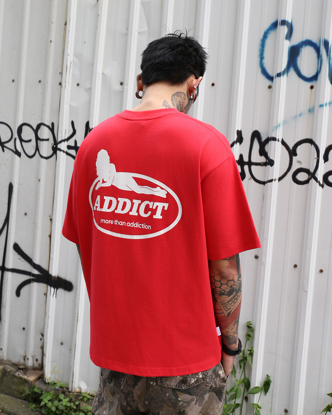 MTA｜Silhouette Boxy T-shirt (Red)