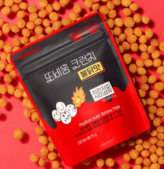 (7285) Ttobium Crunch Spicy Chicken Flavor Psyllium Husk Dietary Fiber 25G/包