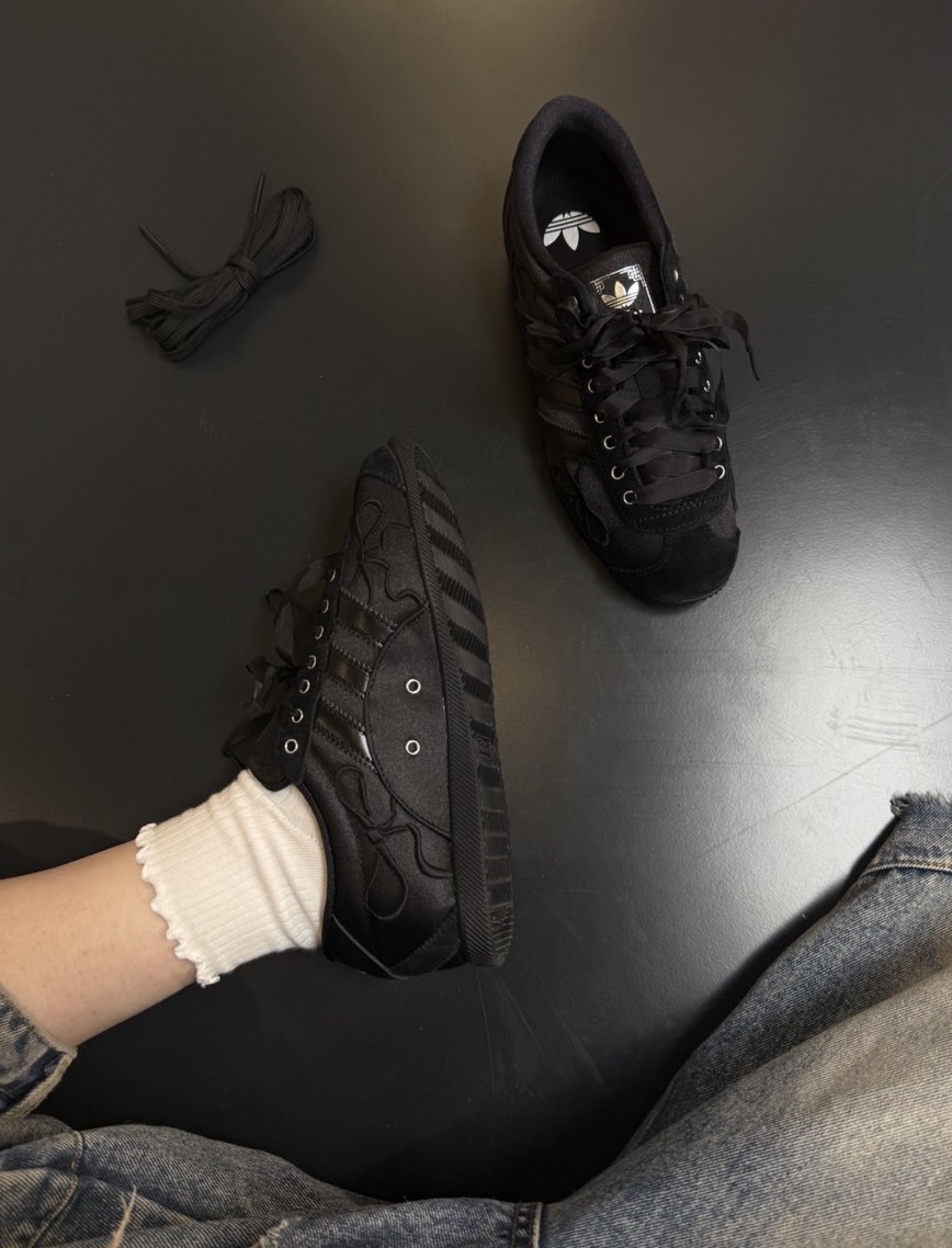 【預購】ADIDAS ORIGINALS ANFU 蝴蝶結 黑色 HQ5198