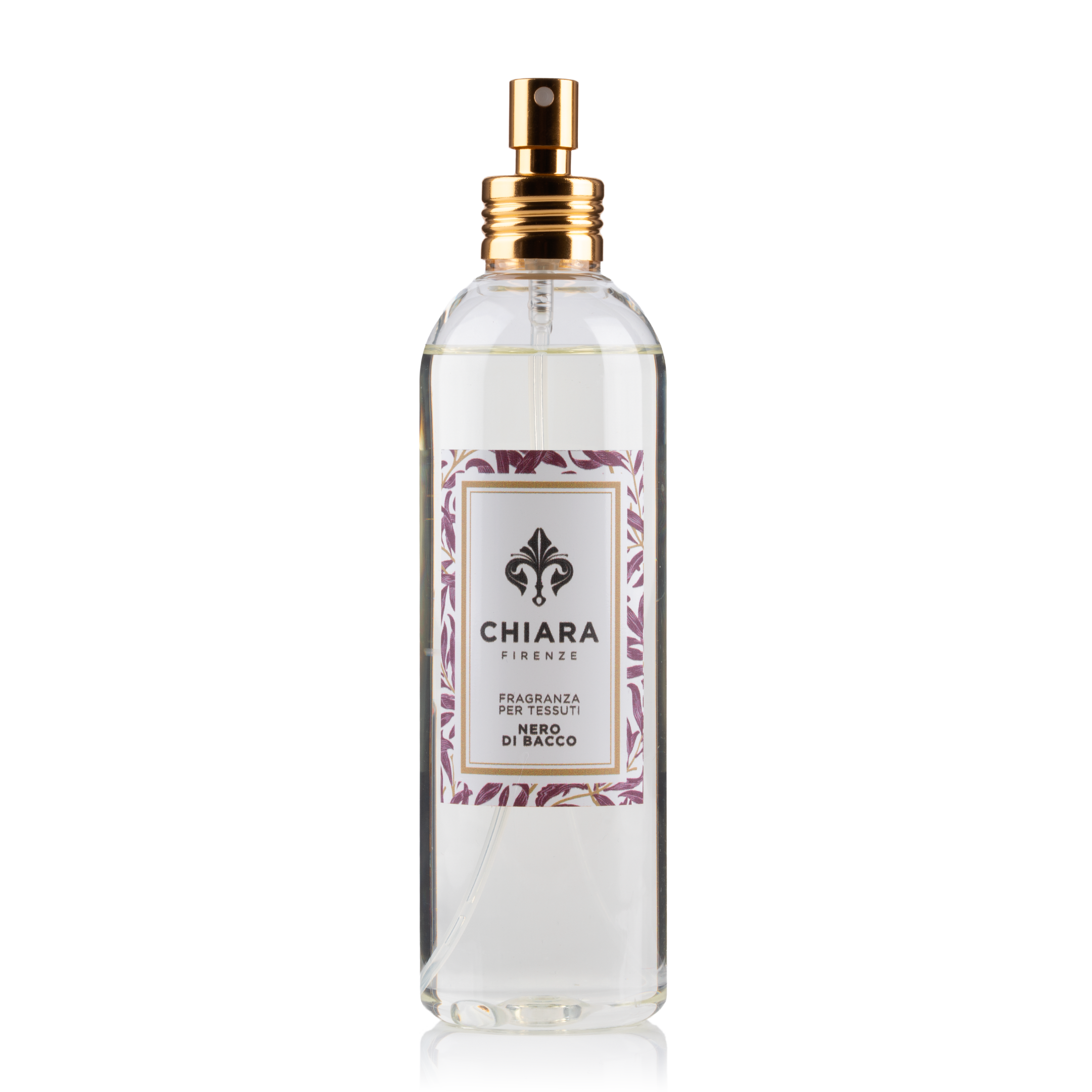 1CF0430-206 [CHIARA FIRENZE] Nero Di Bacco 250ml 織物香水噴霧瓶 紅葡萄酒 #NERO250TESSUTO (EU)