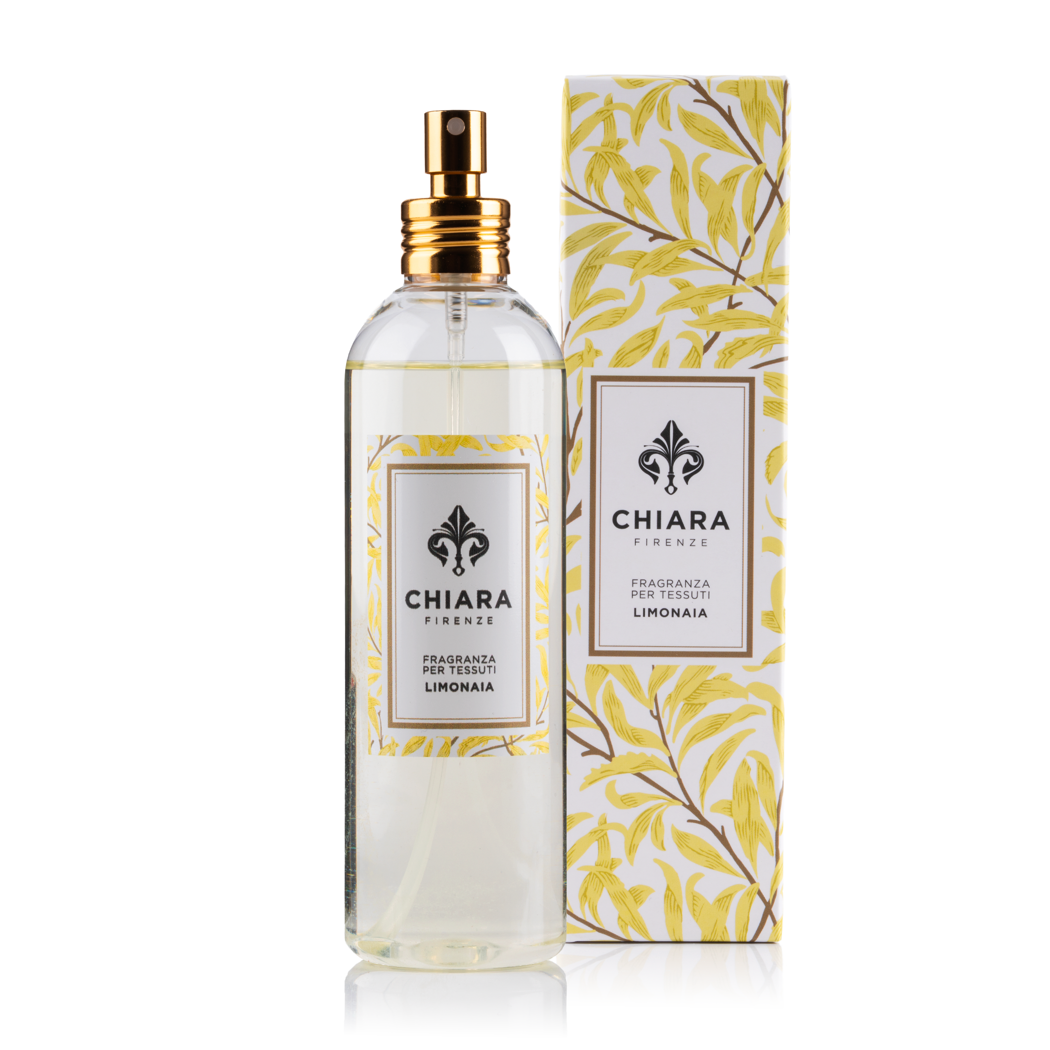 1CF0430-204 [CHIARA FIRENZE] 檸檬香氛噴霧瓶 250ml（織品專用) 檸檬園 #LIM250TESSUTO (EU)