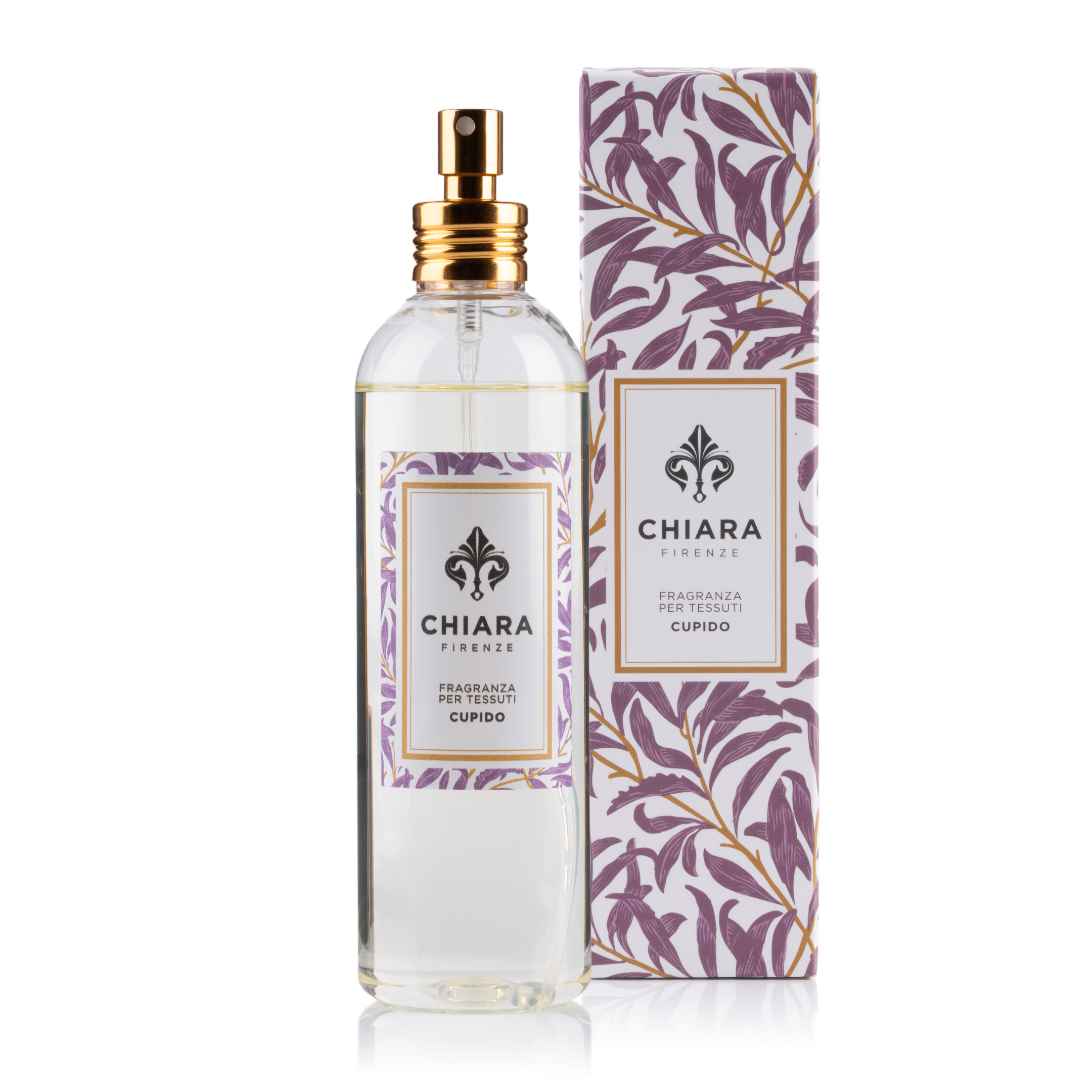 1CF0430-198 [CHIARA FIRENZE] Bacco 白色織物香氛噴霧瓶 250ml #BIA250TESSUTO (EU)