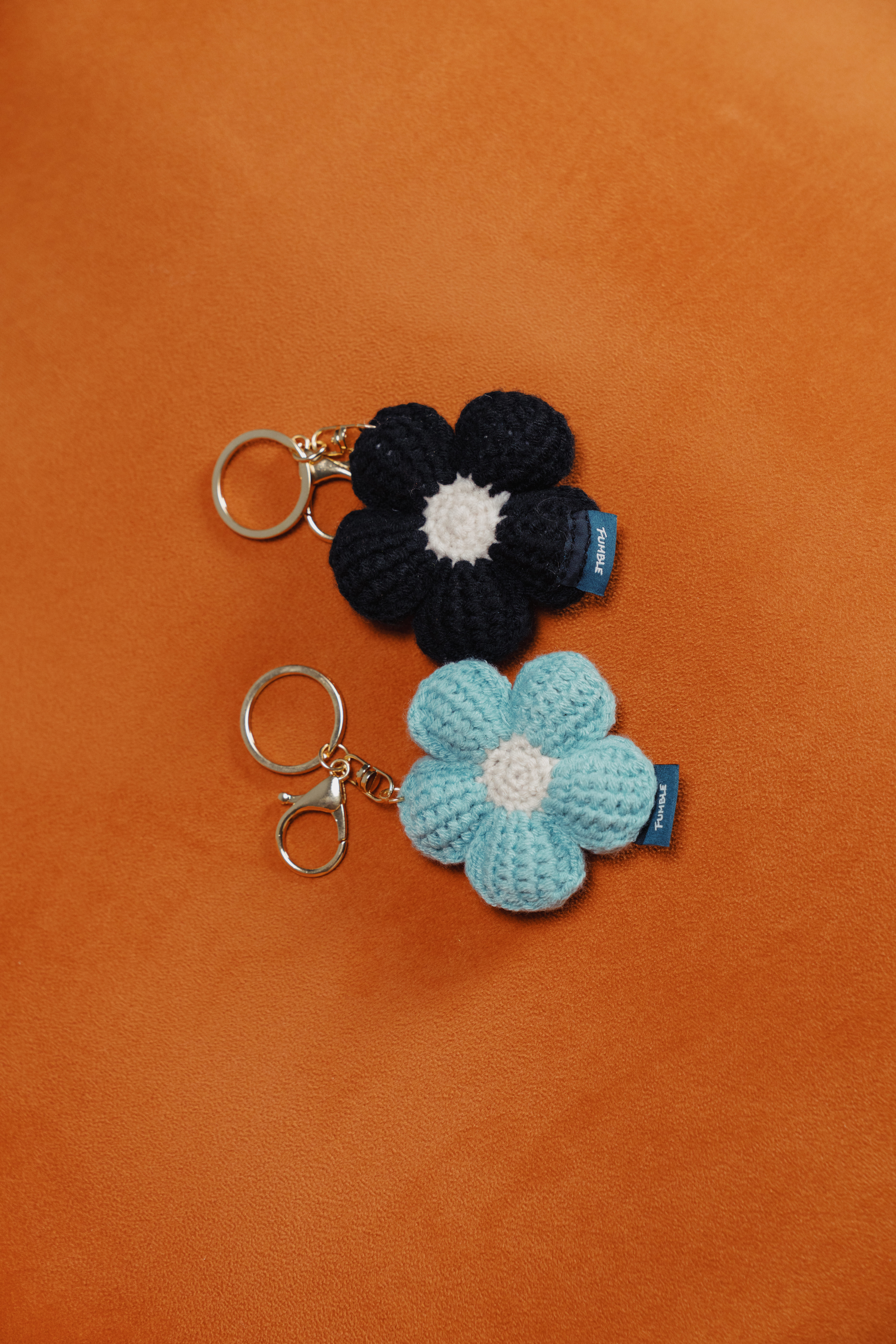 HANA Woven Flower Keychain｜Mint Green｜Hong Kong Original Design