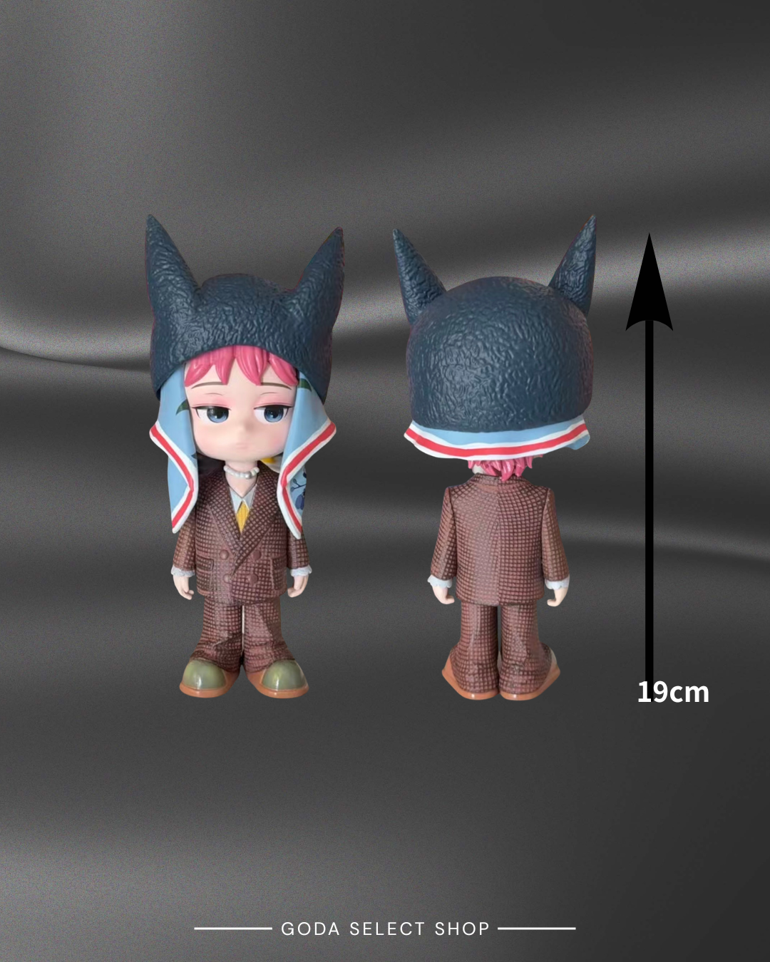 迷你版 限量 GD Q版潮玩 絲巾 公仔