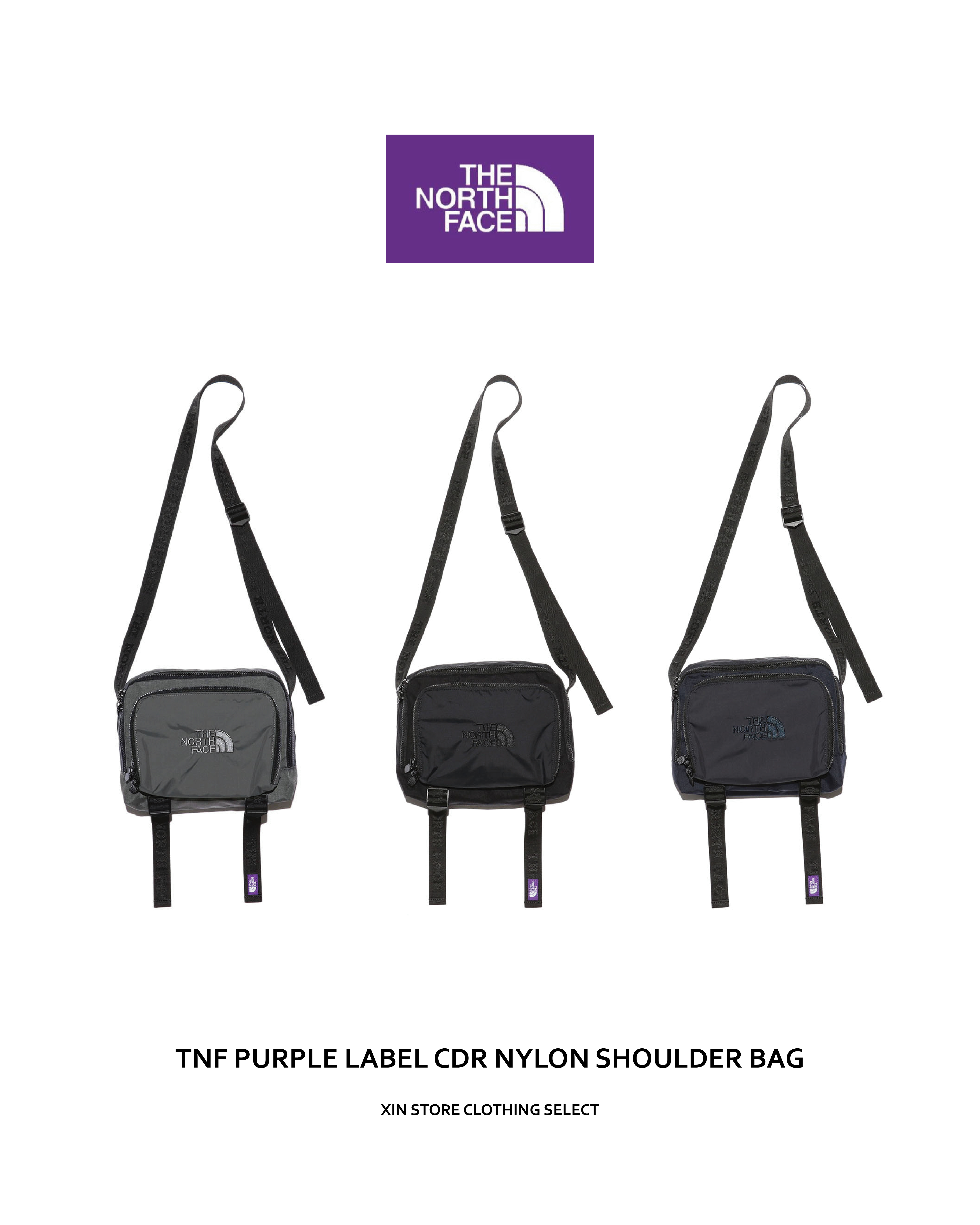 <經典補貨> 日本 限定 THE NORTH FACE PURPLE LABEL  北臉 紫標 尼龍 單肩包 三色