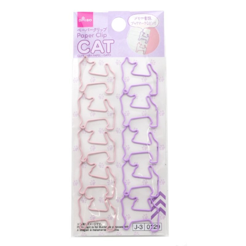 造型迴紋針/貓 10入