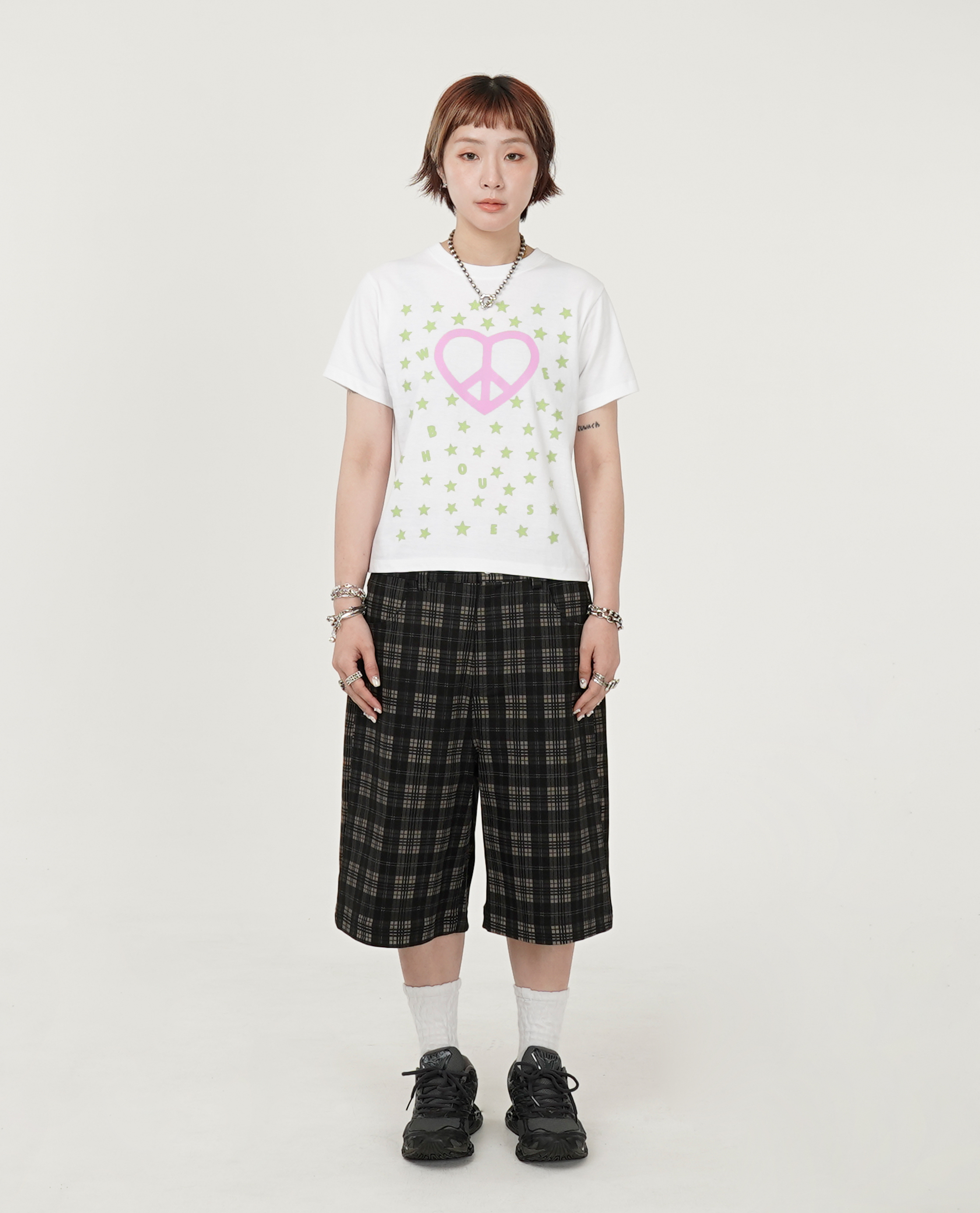 WEBHOUSE Heart Peace Star Tee - 26HS