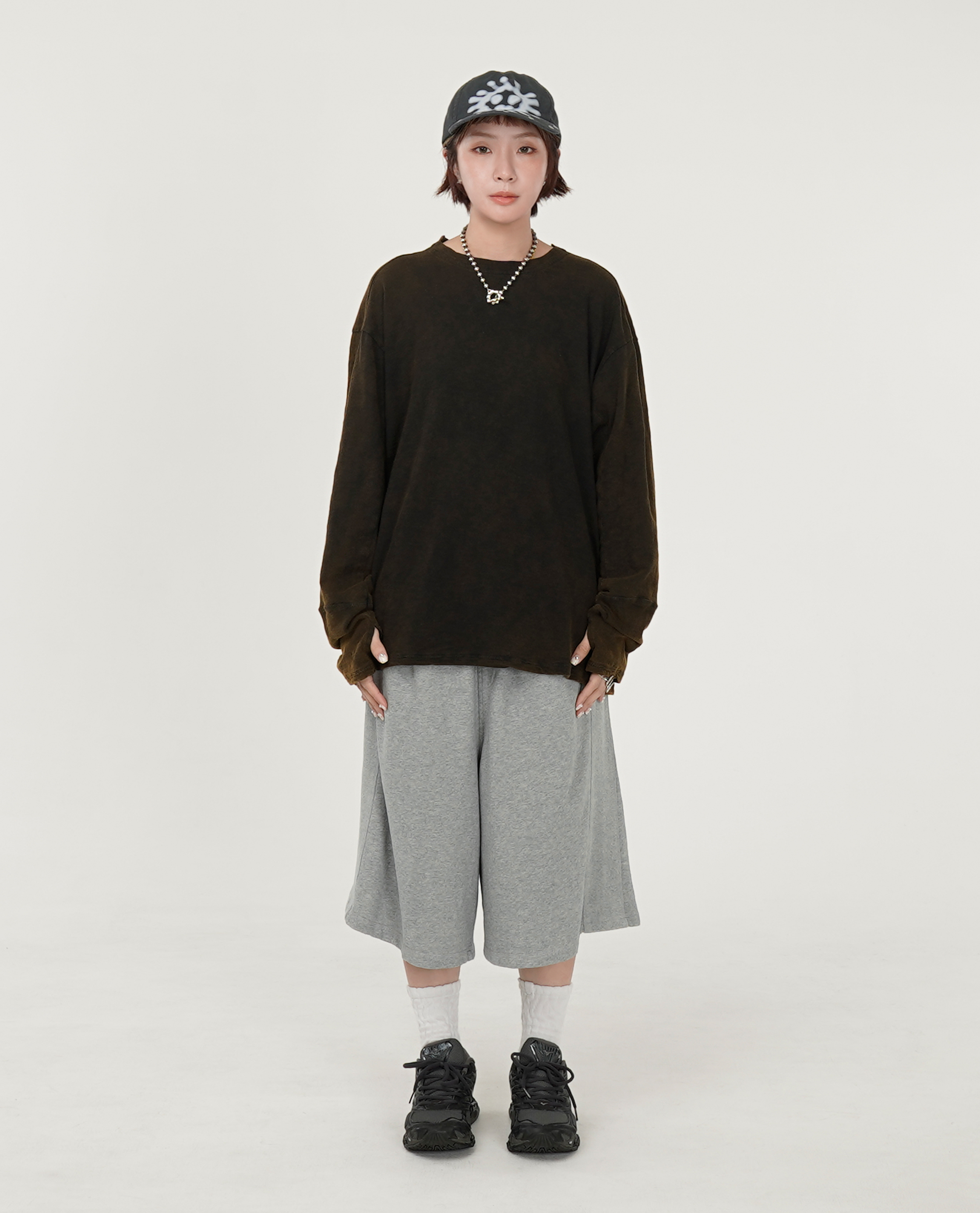 999HUMANITY TRACK BURMUDA SWEAT SHORT - 26SS