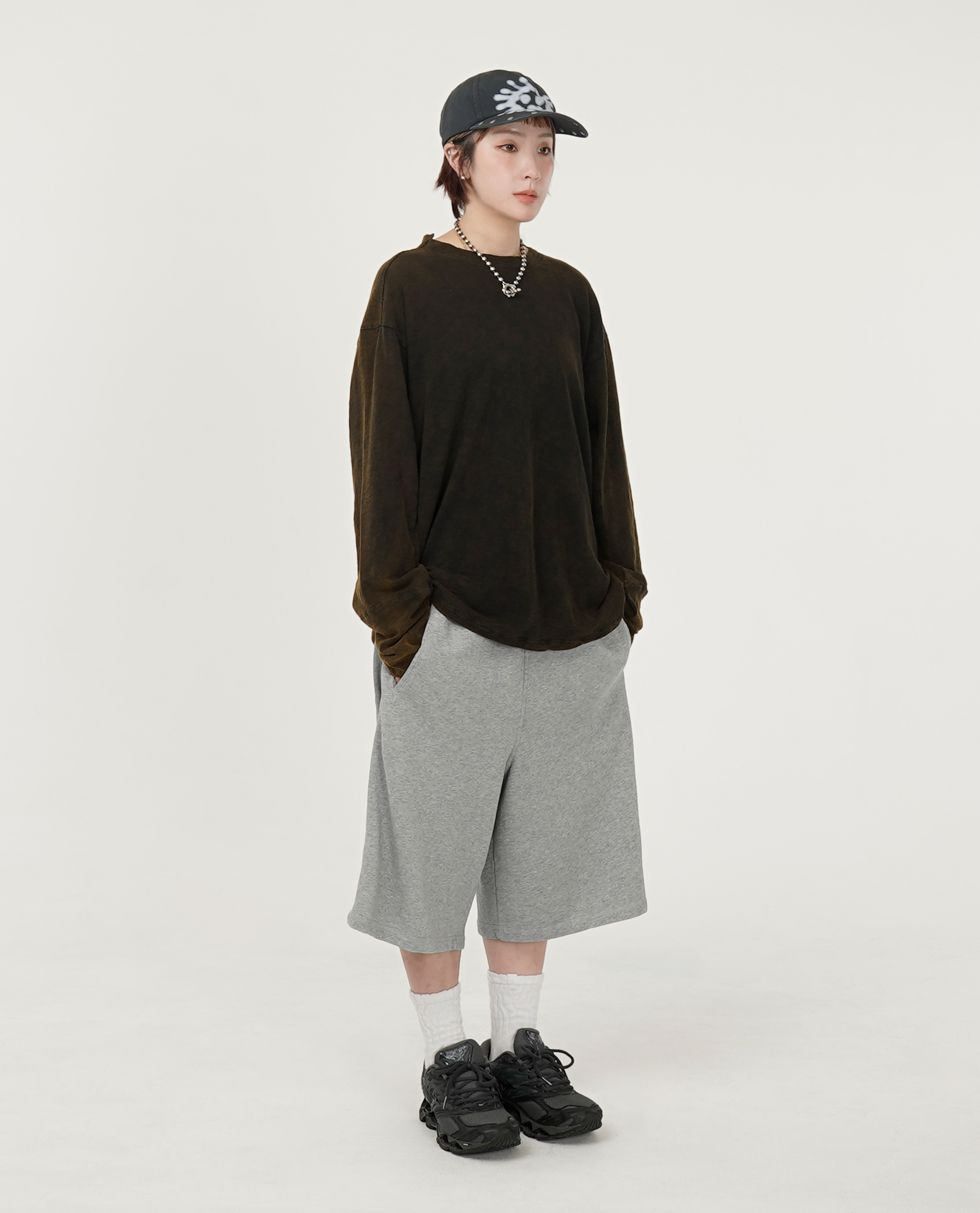 999HUMANITY TRACK BURMUDA SWEAT SHORT - 26SS