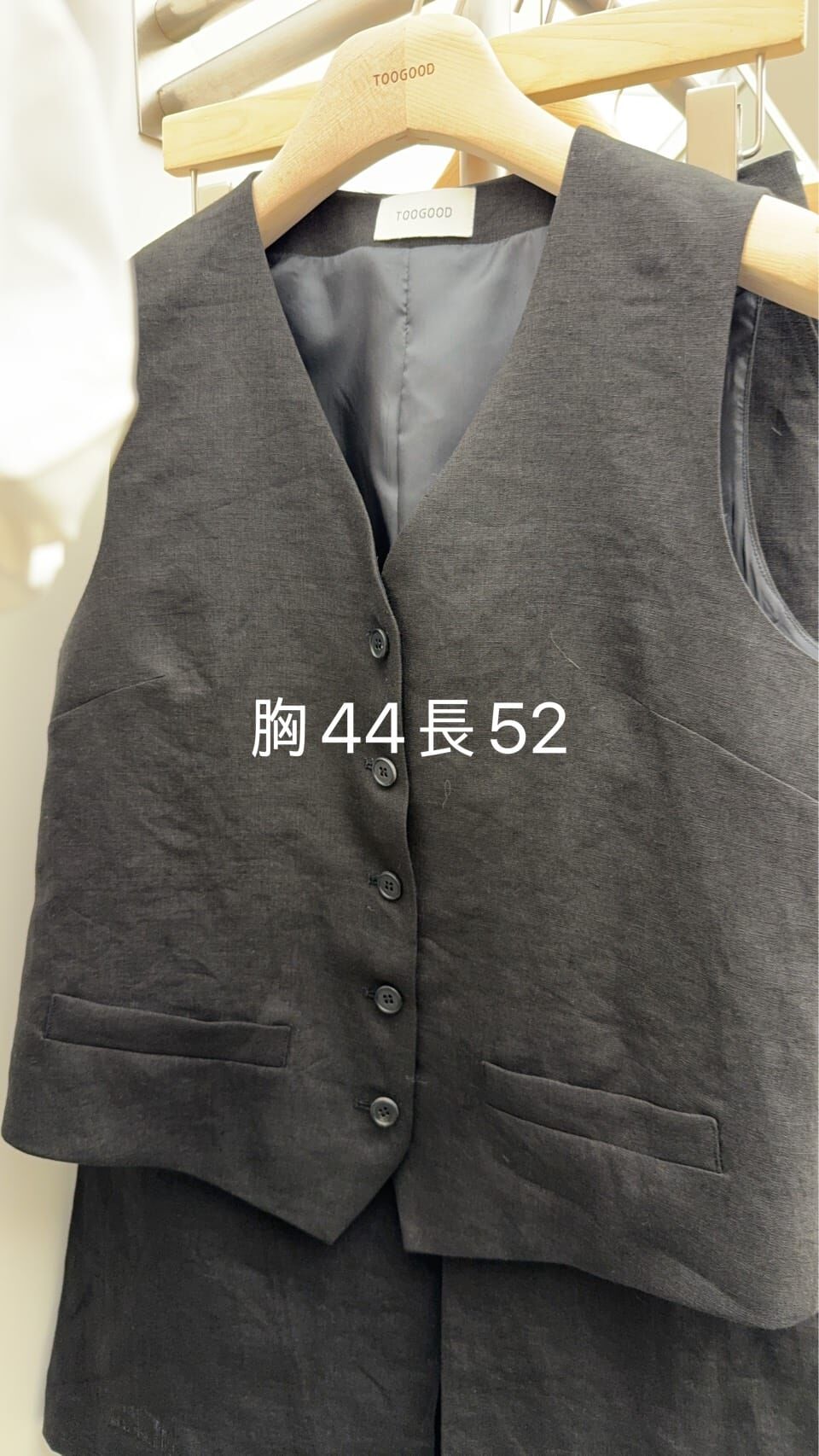 TG6101 亞麻材質馬甲西裝背心
