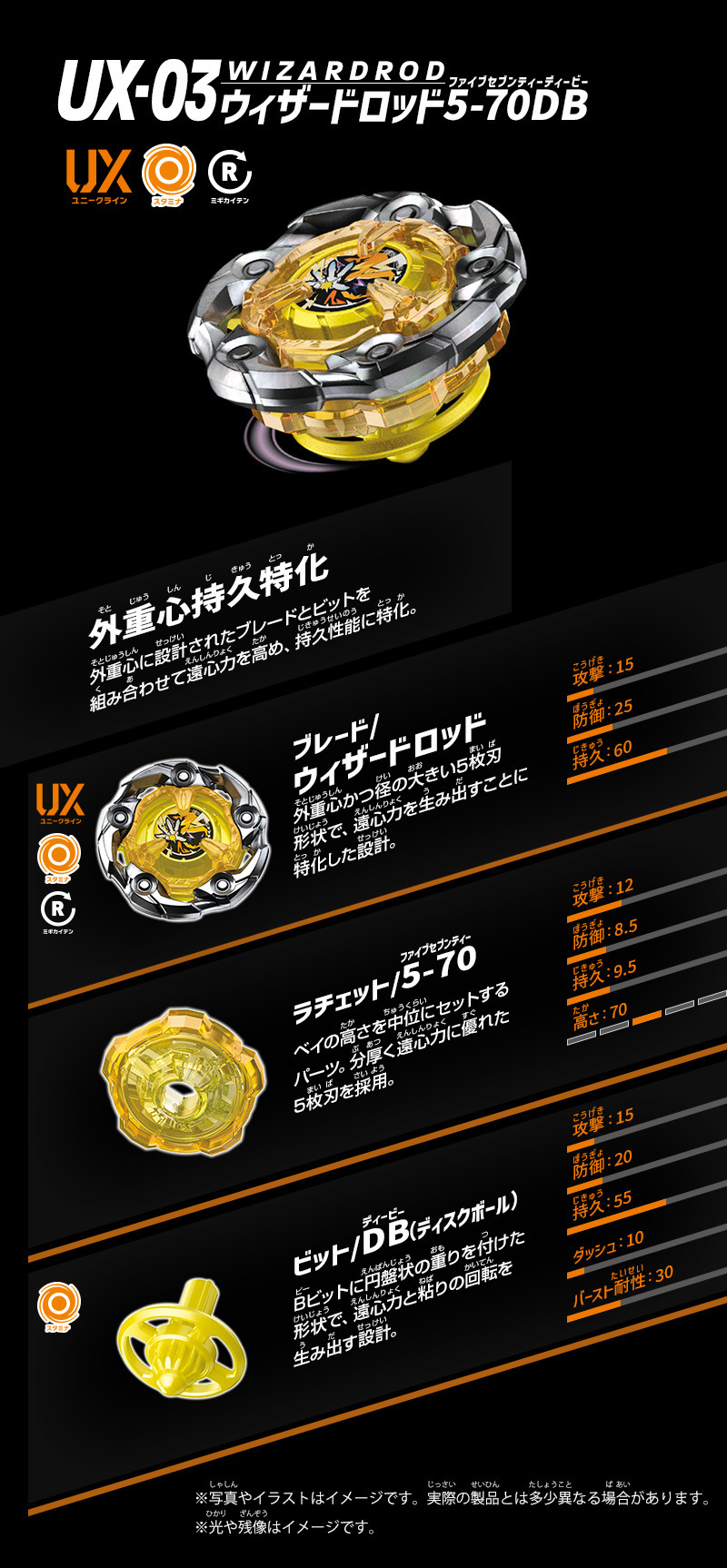 BEYBLADE X 戰鬥陀螺X UX-03 魔導神杖