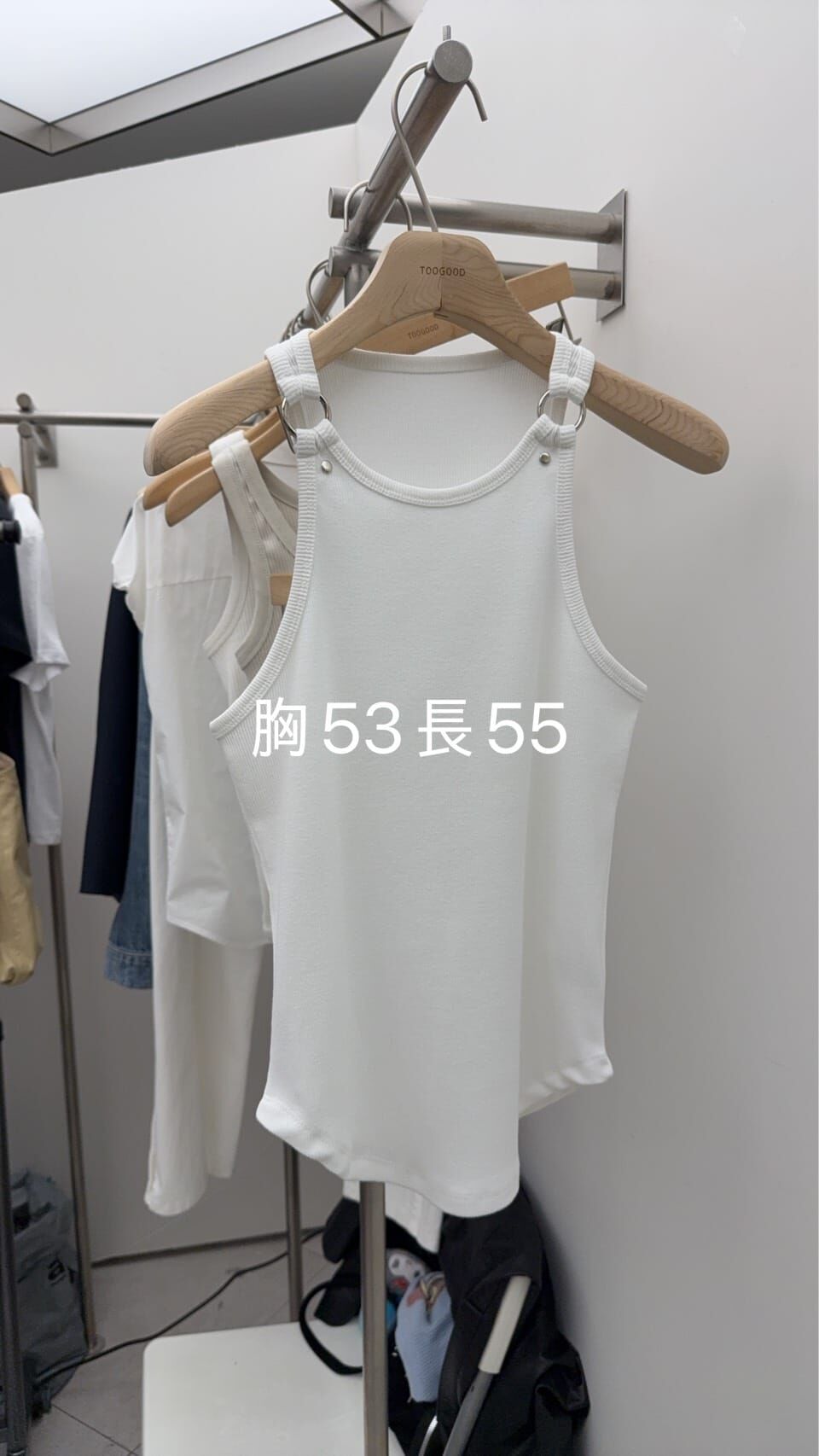 TG6124 粗帶圈圈扣背心