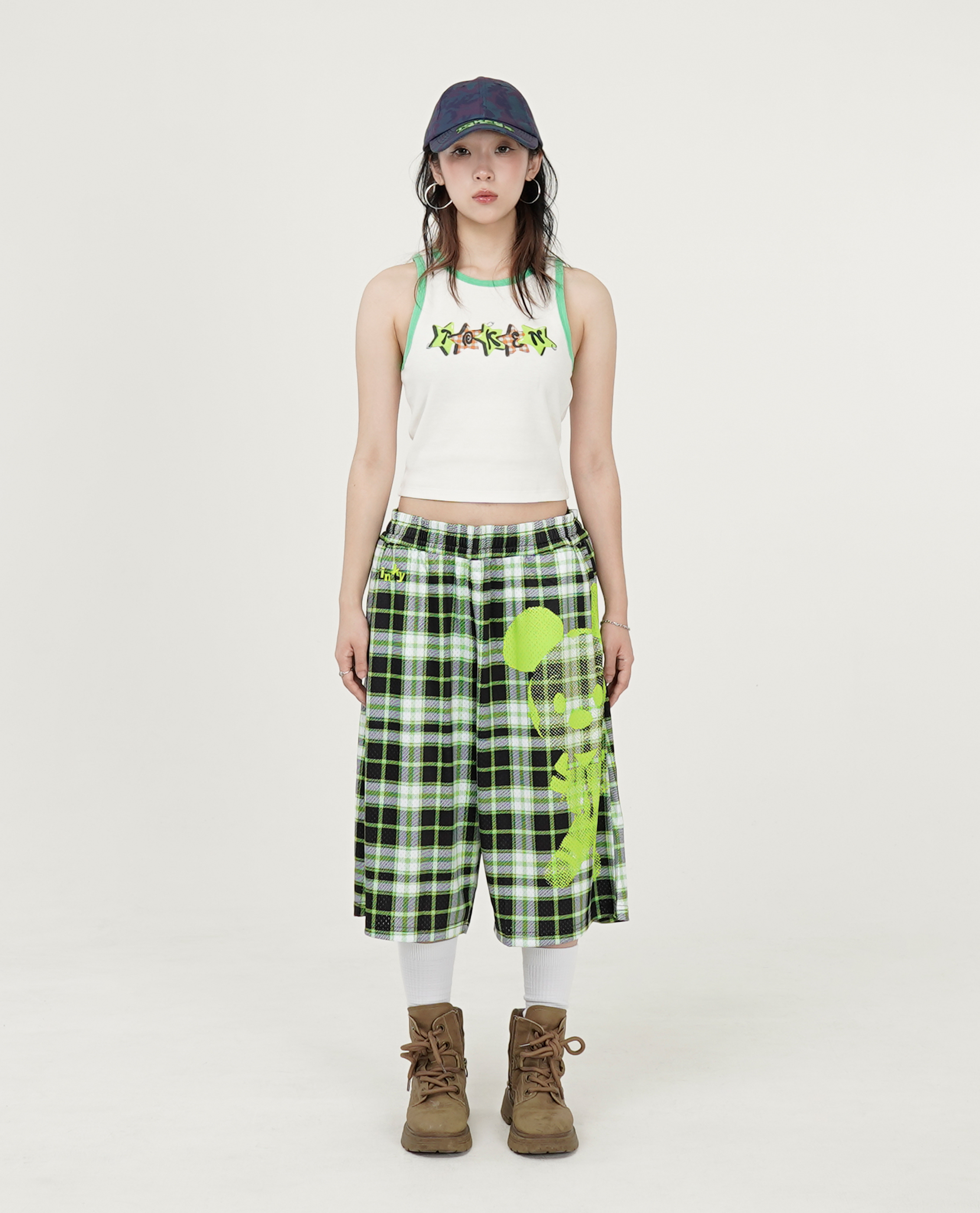 パンツ SLINKY MOUSE MESH SHORT GREEN SLINKY MOUSE MESH SHORT GREEN