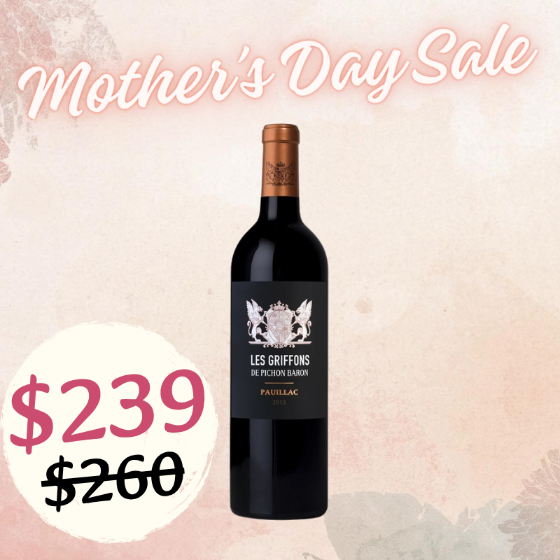 (母親節優惠) (JS90) Les Griffons de Pichon Baron 碧尚男爵副牌紅酒 2013 750ml 二級莊 [C-22770077]