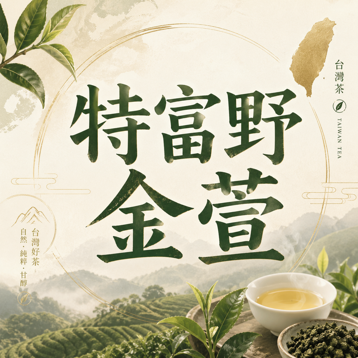 【台灣】阿里山特富野金萱 - 果香轉奶香、圓潤回甘