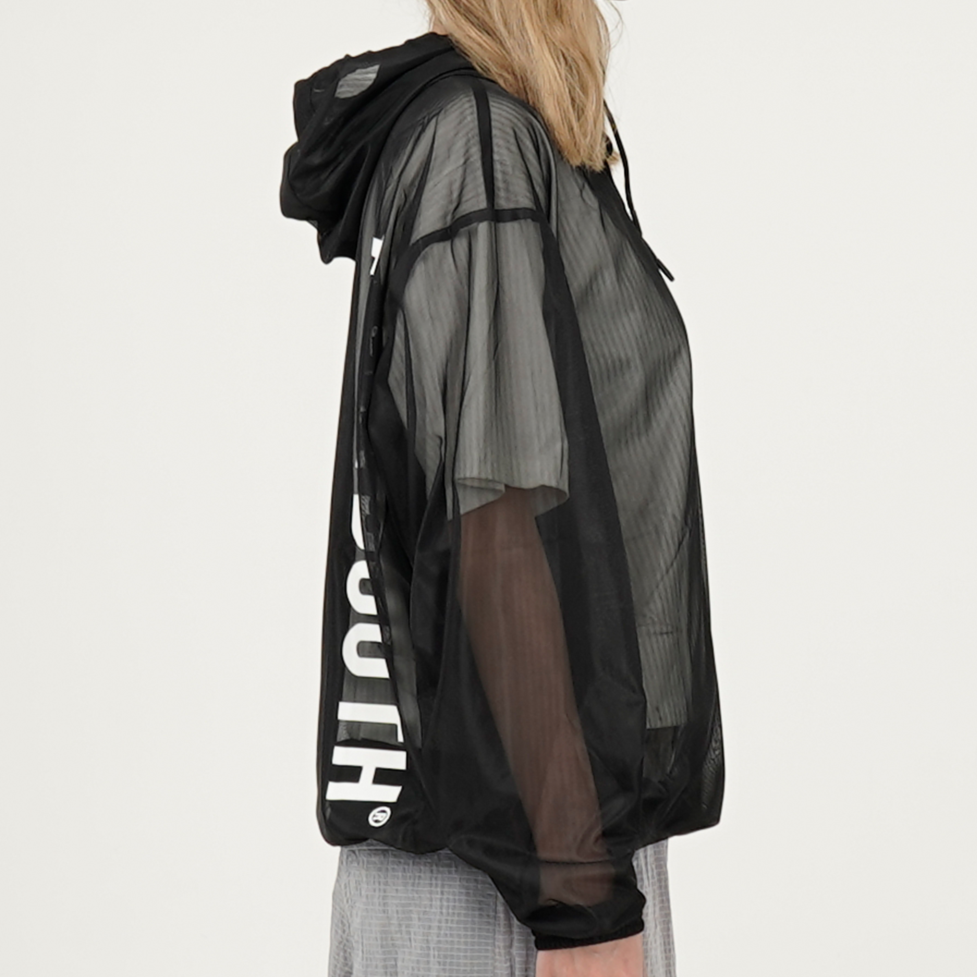 TIGHTBOOTH LABEL LOGO SHEER PARKA - 26SS