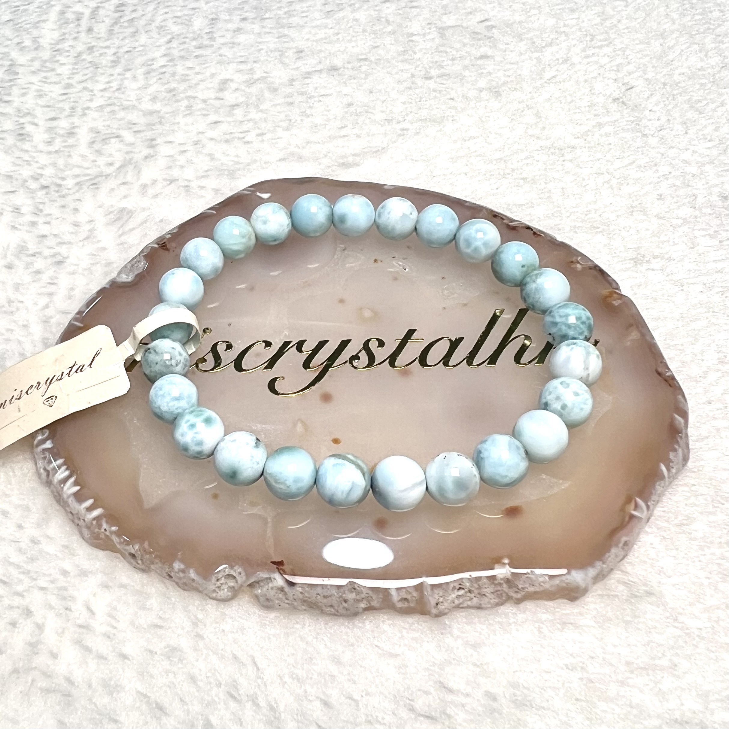 拉利瑪石(海紋石) 7mm #B108B