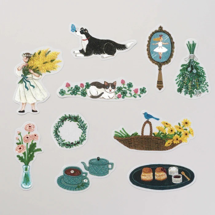 HITOTOKI｜KITTA 單張貼紙 日常生活 (Mari Kuno設計款)