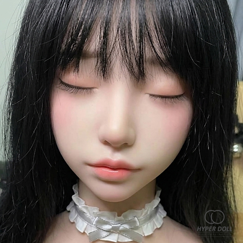 HYPER DOLL 嗨波娃娃 EX系列 可動下巴軟矽膠單頭雕 娜妍閉眼款 silicone sex doll heads only