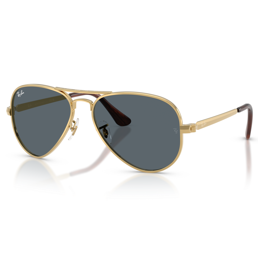 【RayBan】RB3925 001/R5-62mm 太陽眼鏡(金|藍色)♦