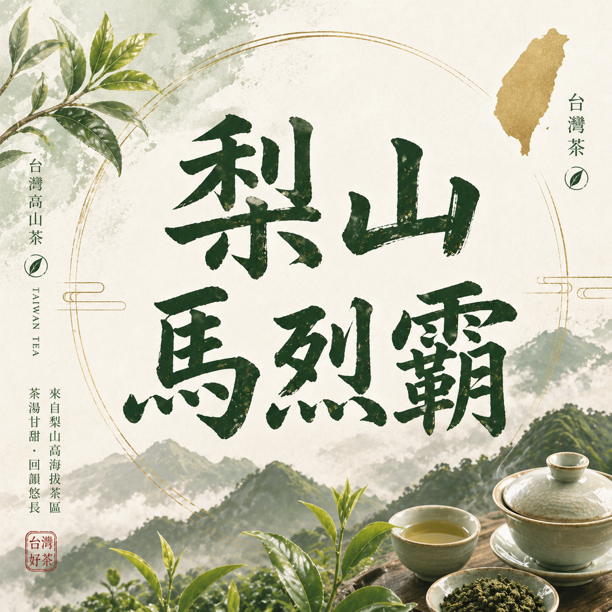 【台灣】梨山馬烈霸 - 春茶、嫩採、膠質感極飽滿