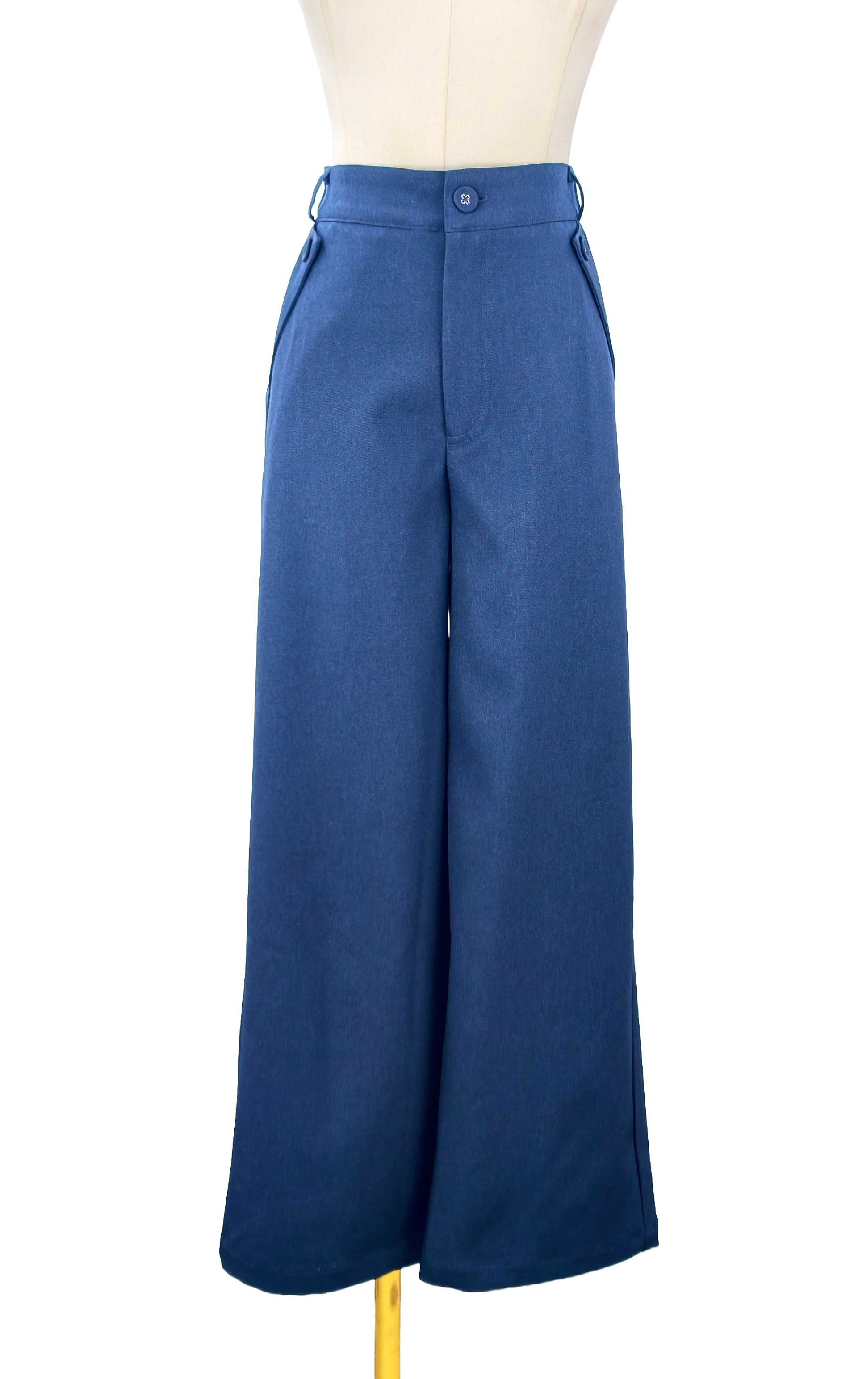 High-Waist Structured Wide-Leg Trousers PT0510