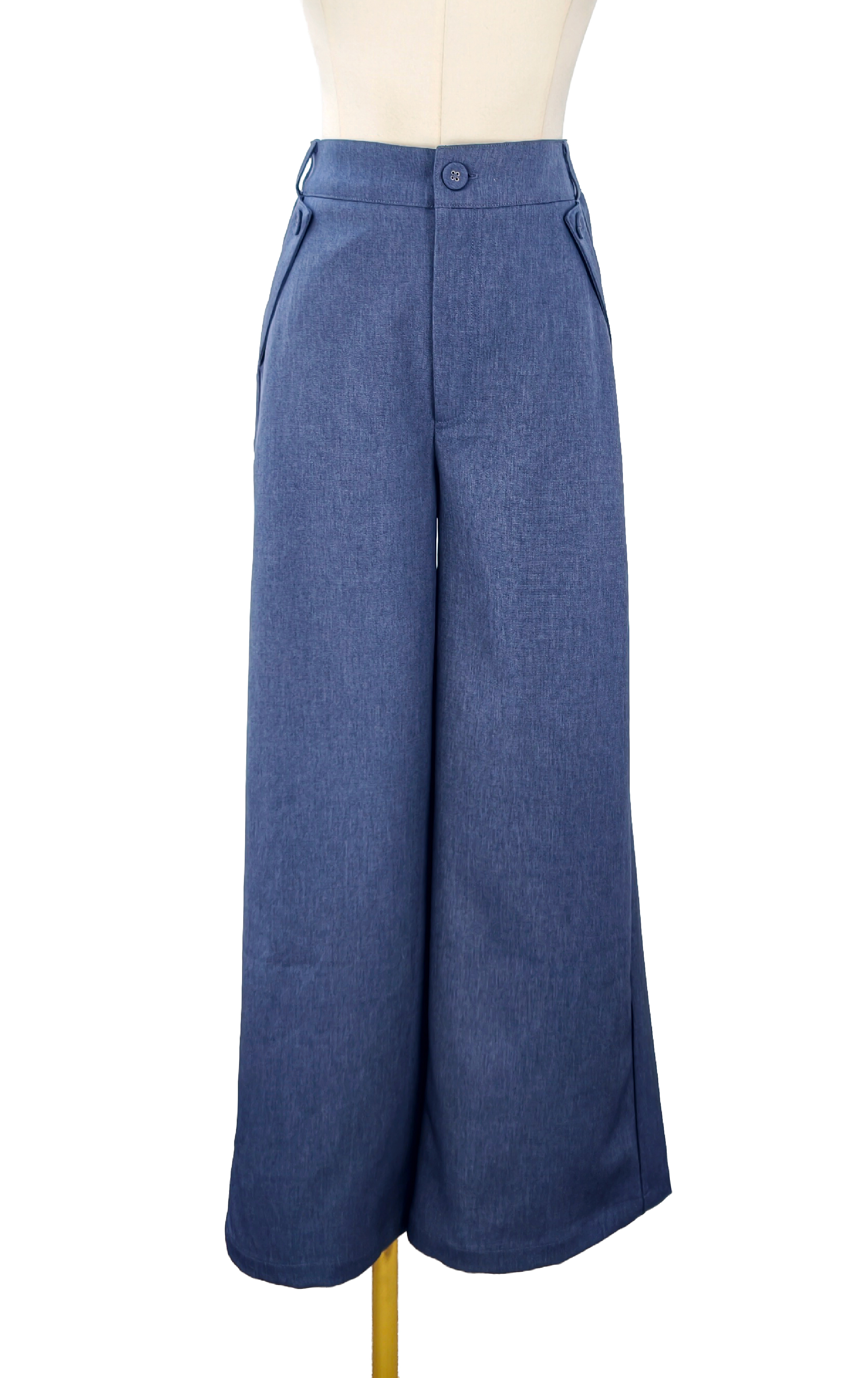 High-Waist Structured Wide-Leg Trousers PT0510