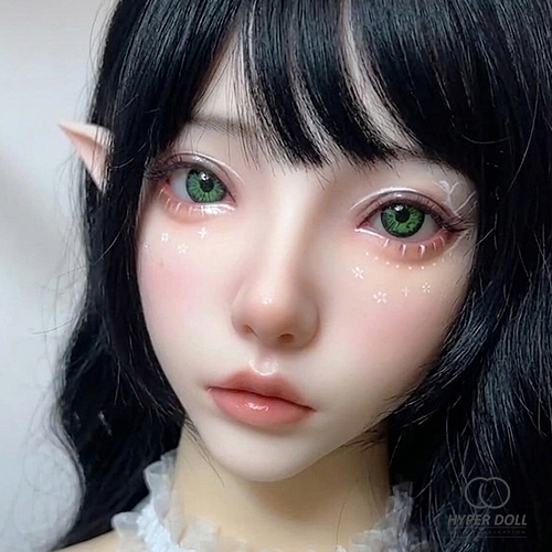 HYPER DOLL 嗨波娃娃 EX系列 可動下巴軟矽膠單頭雕 雅凜 silicone sex doll heads only