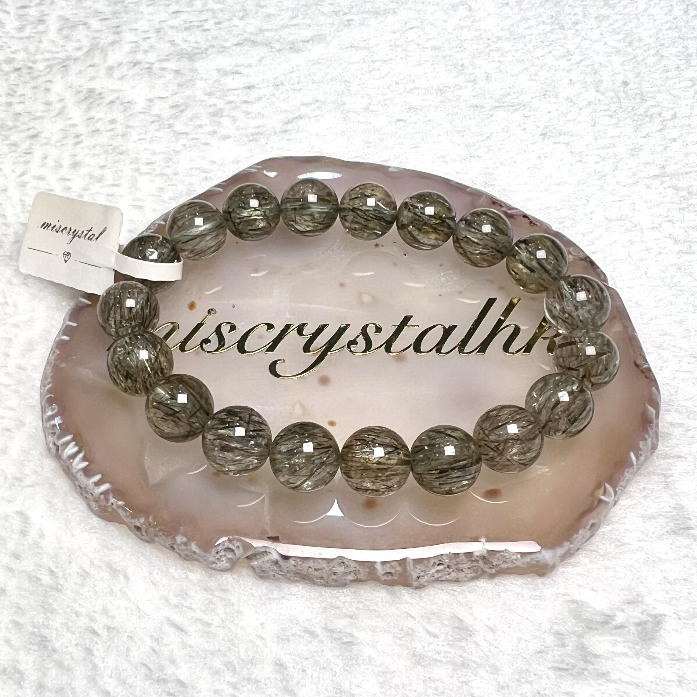 綠碧璽髮 10.4mm #G191