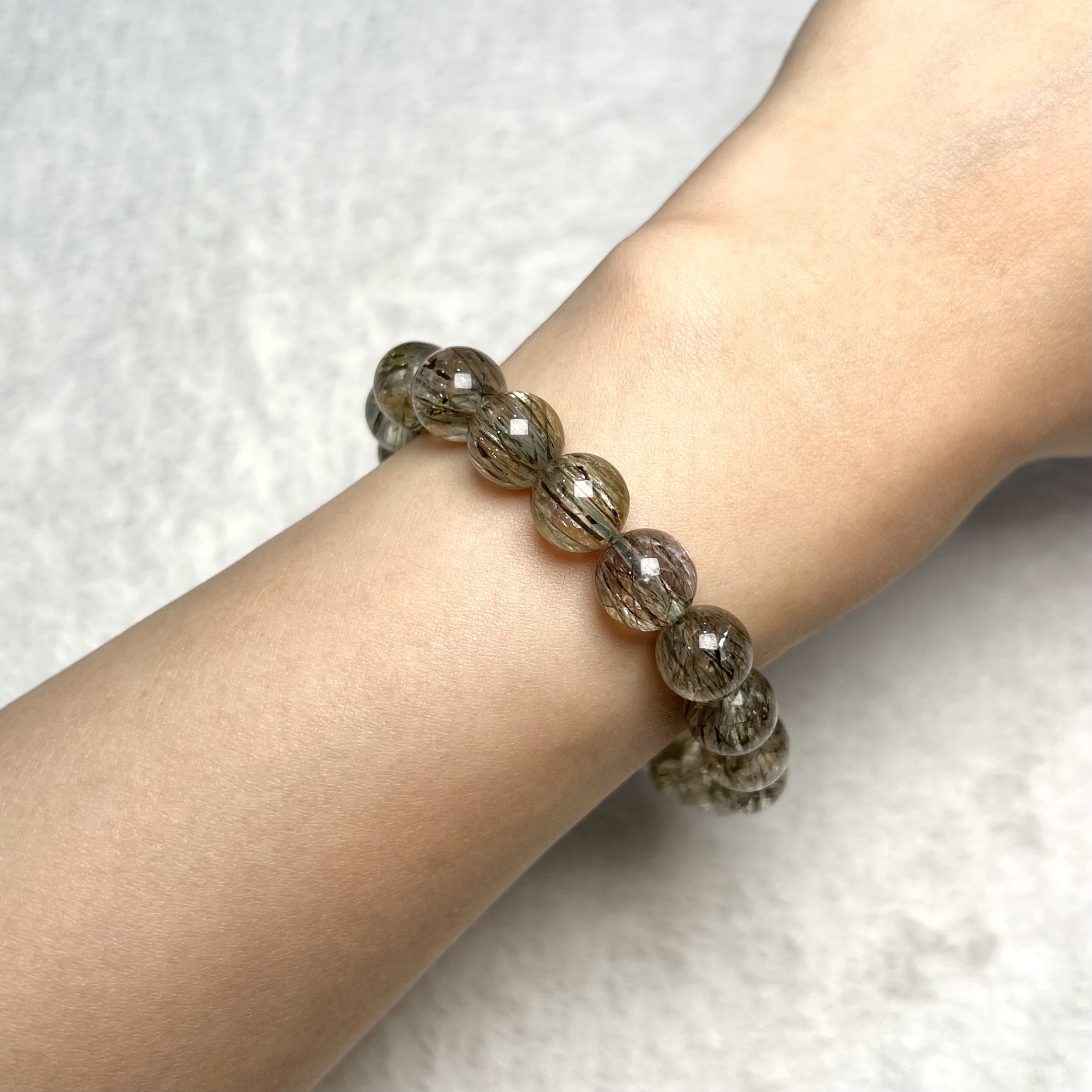 綠碧璽髮 10.4mm #G191