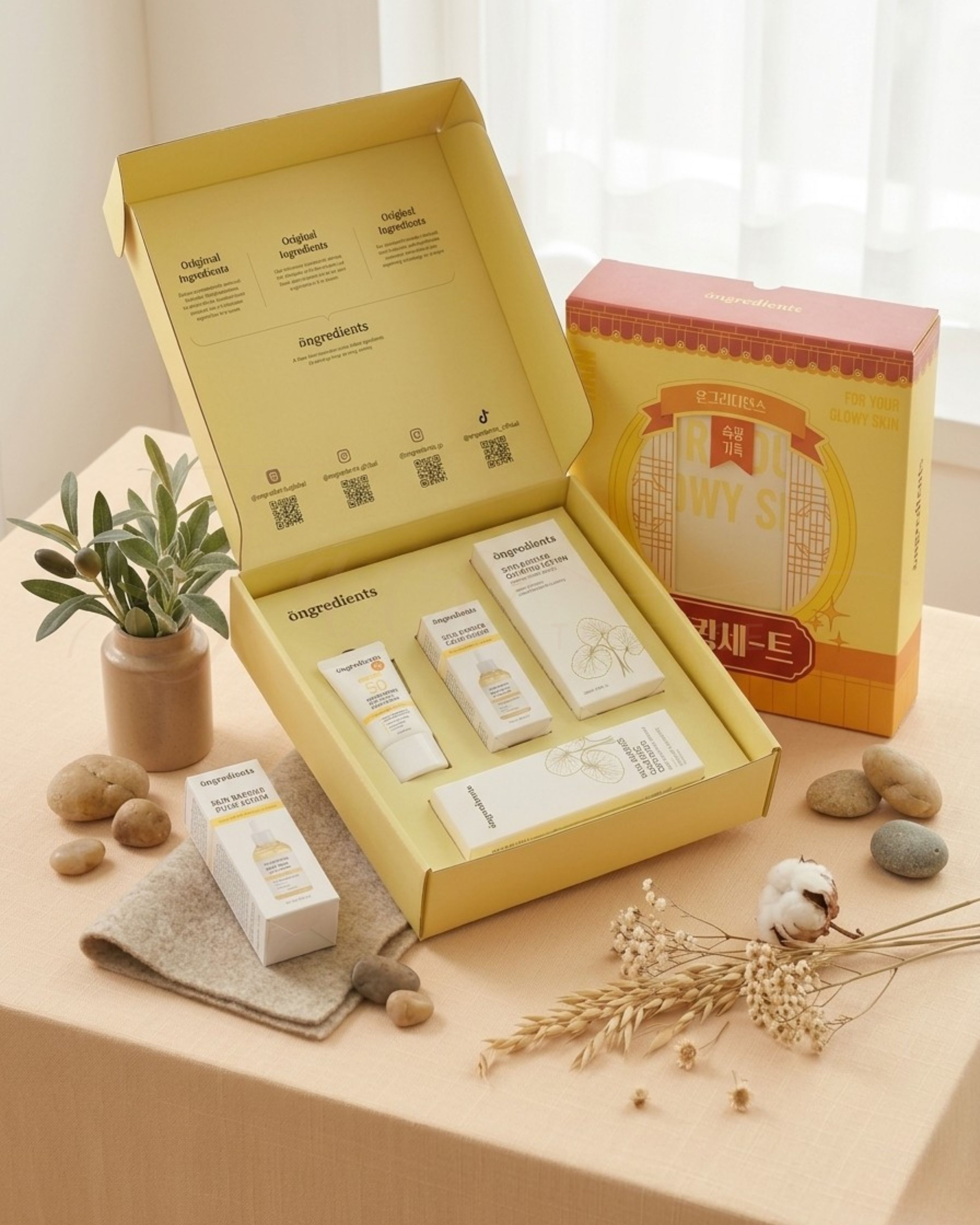 韓國 Olive Young Ongredients Skin Barrier 肌膚屏障鎮靜 四件套裝