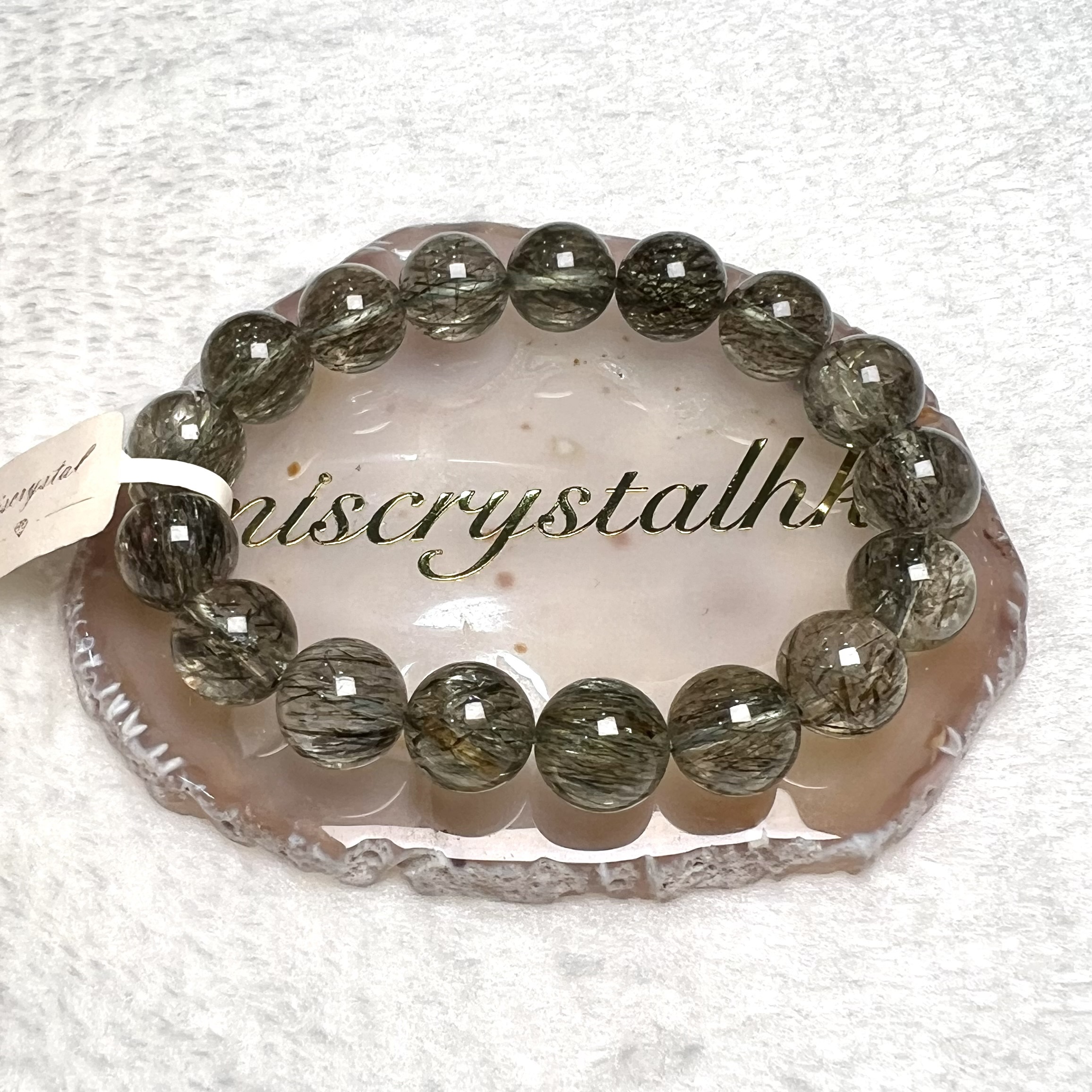 綠碧璽髮 12mm #G193C