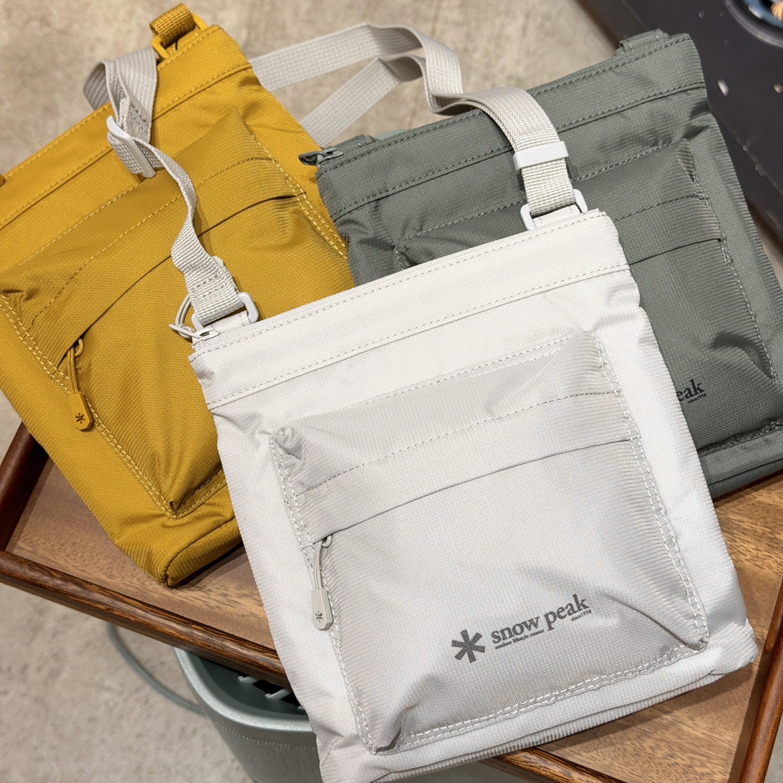 【現貨】snow peak Pro Air Light Weight Sacoche 1L 26ss  口袋小包 S26ZUFSB06