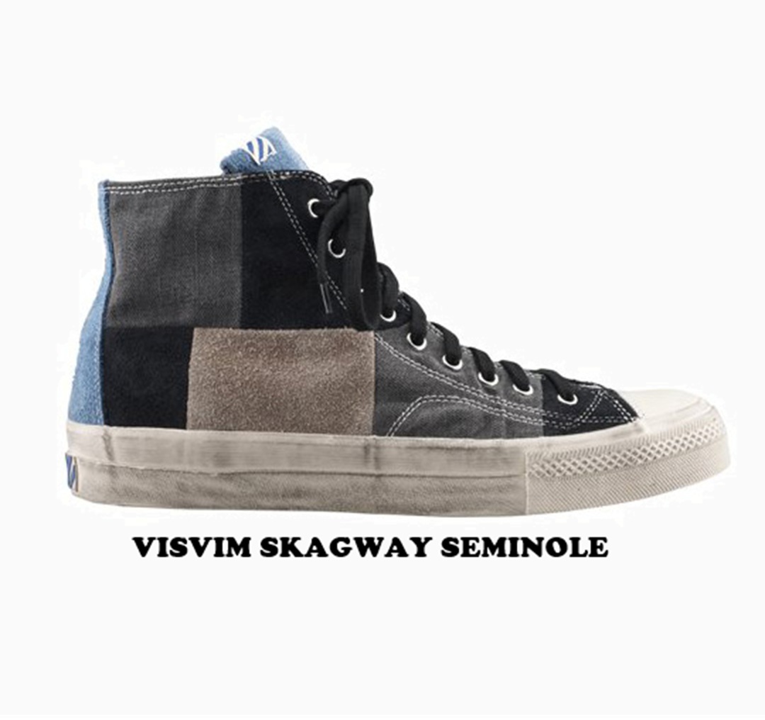 VISVIM SKAGWAY HI SEMINOLE - BLACK SIZE 11 PRE ORDER ITEM (預訂中)