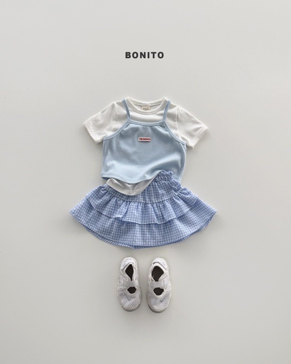 Bonito 格紋蛋糕褲裙 / 2色