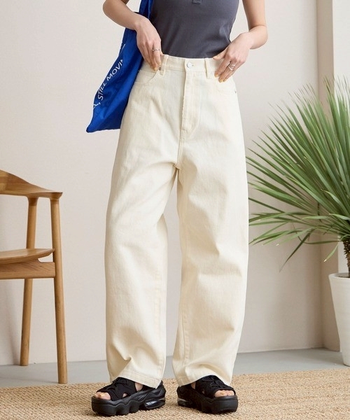 THE CRAFT CREW PRODUCTS 寬直筒牛仔褲
