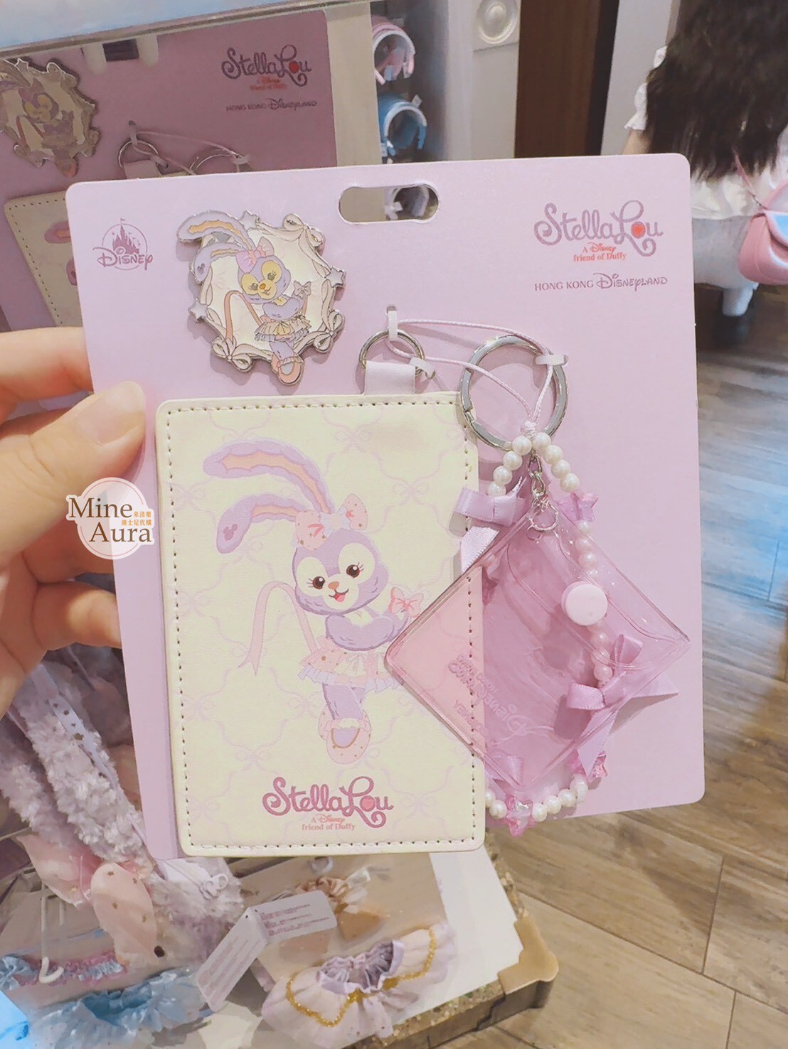 史黛拉露 星黛露 StellaLou 夢想起舞吧系列 圖案 新手徽章套組 票卡夾 -香港迪士尼樂園