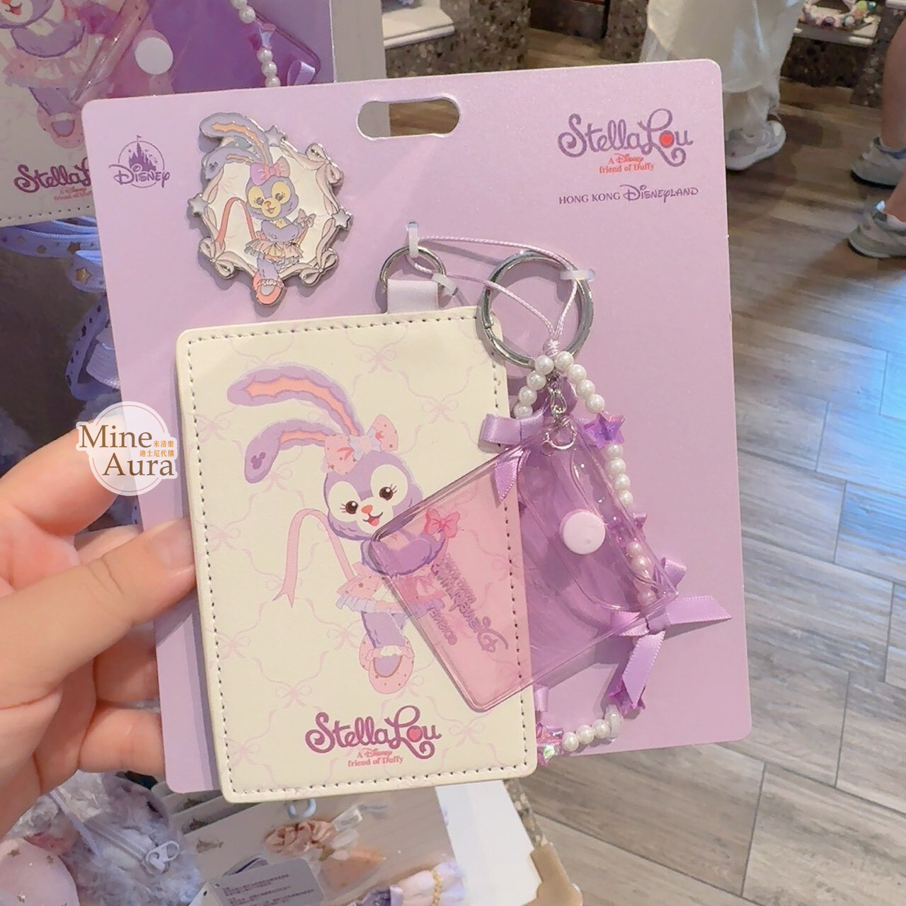 史黛拉露 星黛露 StellaLou 夢想起舞吧系列 圖案 新手徽章套組 票卡夾 -香港迪士尼樂園
