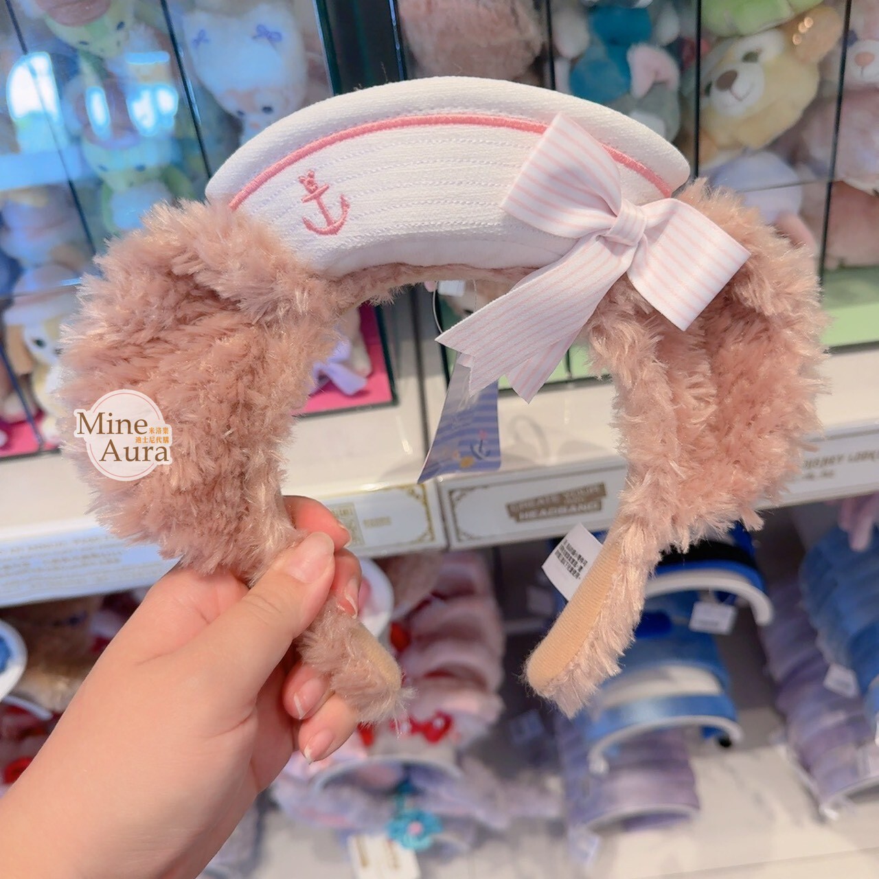 2026 春日啟航 雪莉玫 ShellieMay 立體耳朵 水手帽 造型 髮圈 髮箍 -香港迪士尼樂園