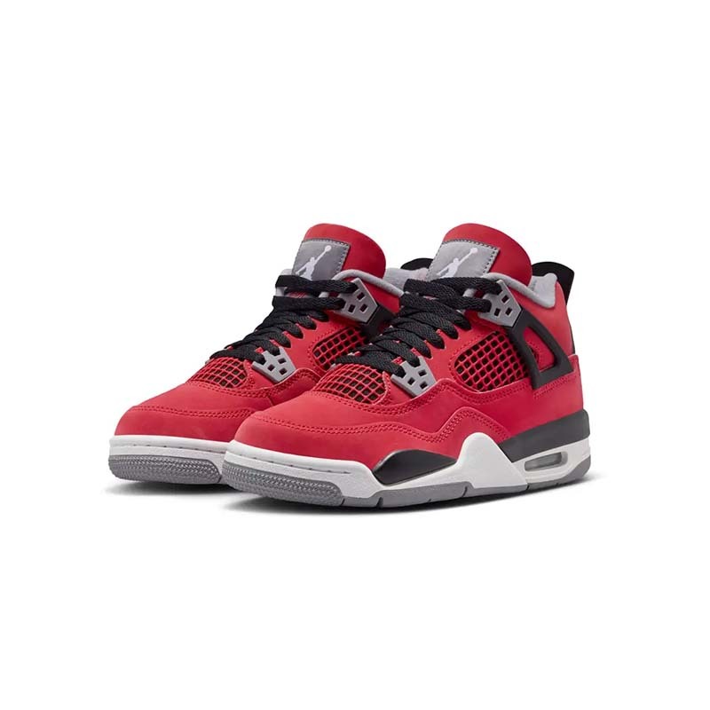 Air Jordan 4 Retro "Toro Bravo" GS 2026 紅牛復刻 芝加哥 麂皮 黑紅色 大童 女鞋 FQ8213-600 [台灣現貨]