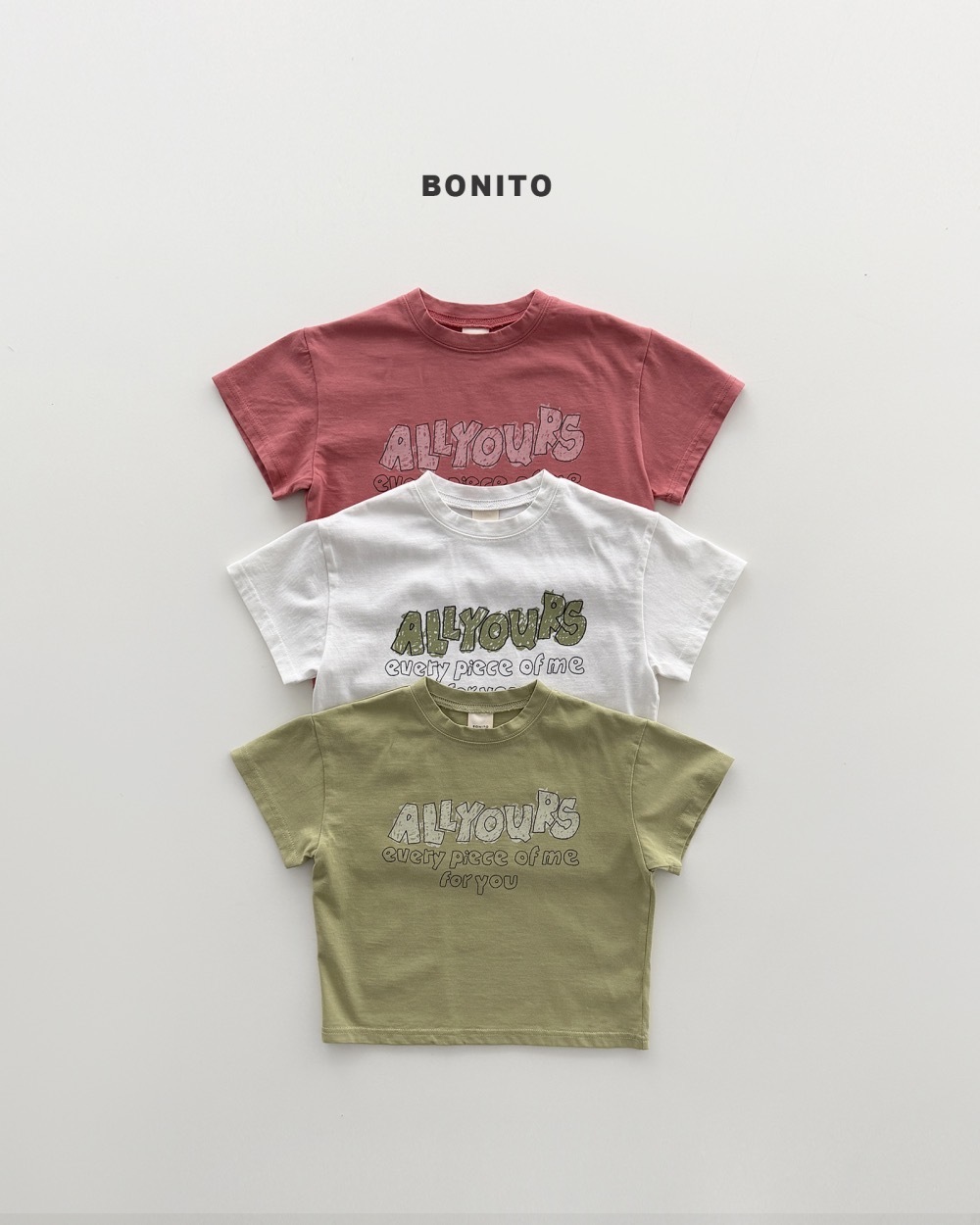 Bonito Yours Drawing tee / 3色