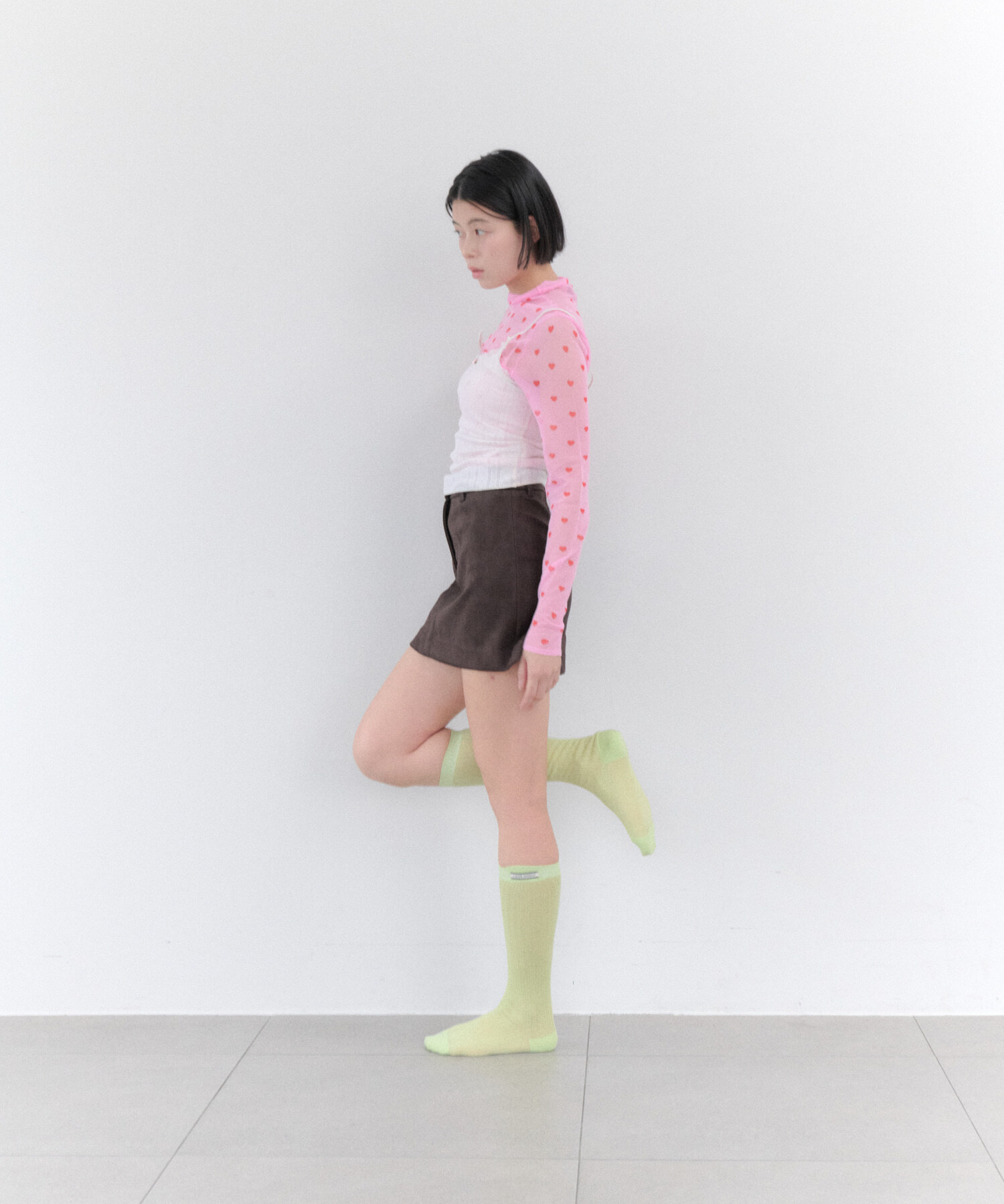 I HATE MONDAY｜Loose-fit knee socks (5colors)