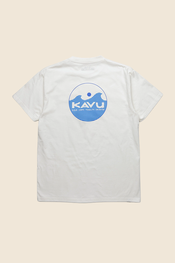 KAVU - WAVES 純棉短TEE（米白）