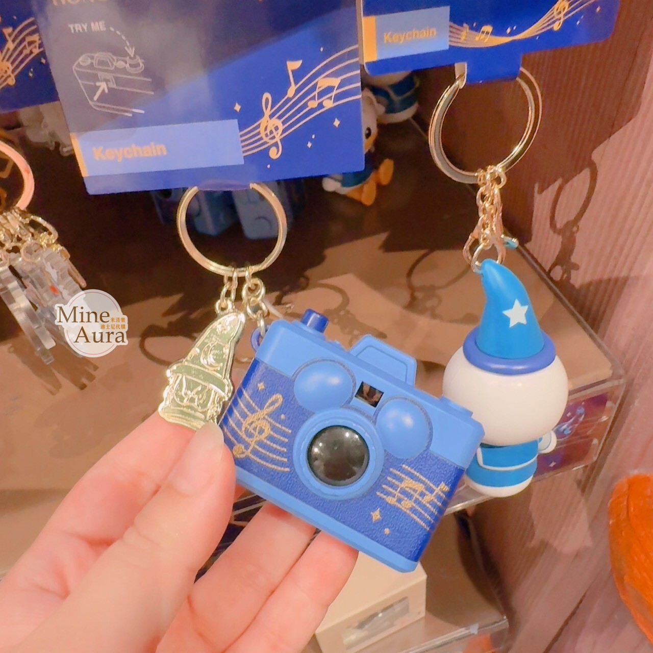 米奇幻想曲 唐老鴨 Donald 相機幻燈片 吊飾 鑰匙圈 -香港迪士尼樂園