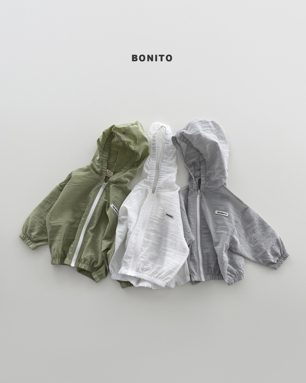 Bonito 涼感防風拉鍊連帽外套 / 3色