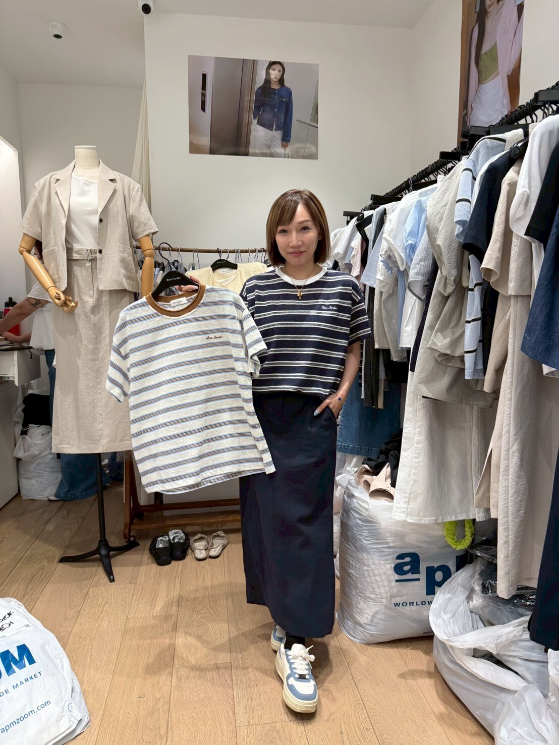 BG6108 美式條紋Tee