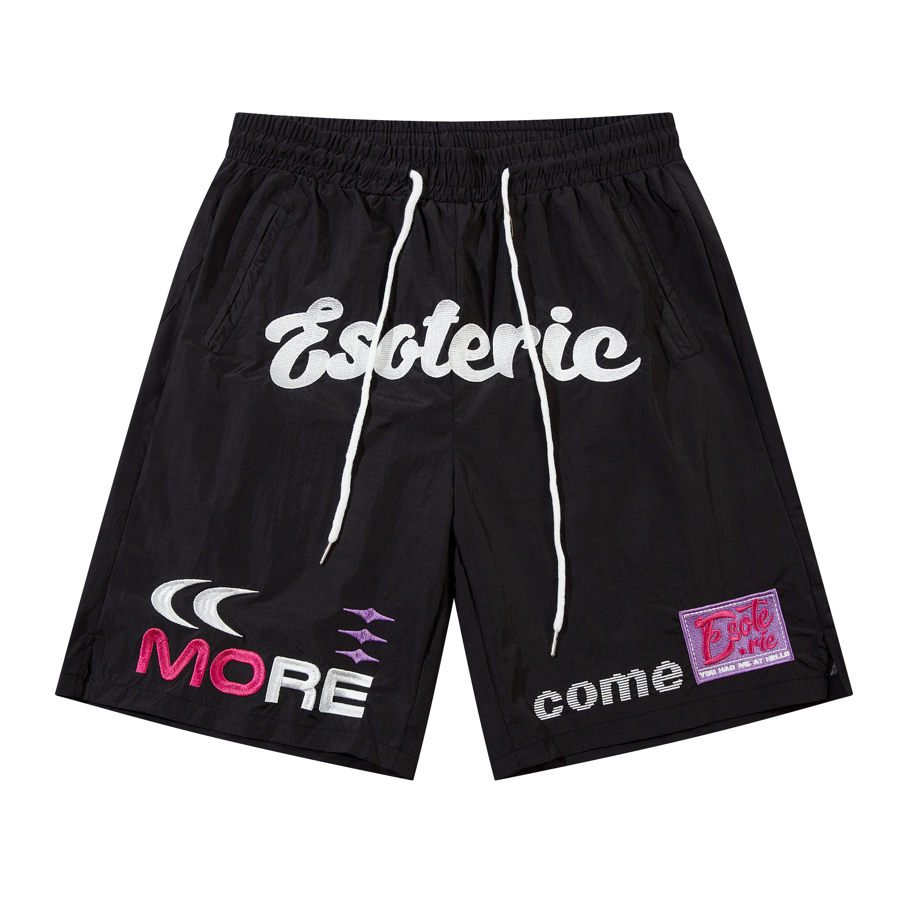 《S.V》MORE刺繡涼感膝上球褲