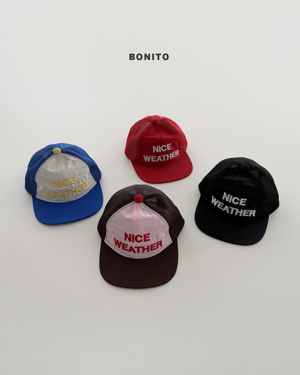 Bonito Nice Weather Caps / 4色
