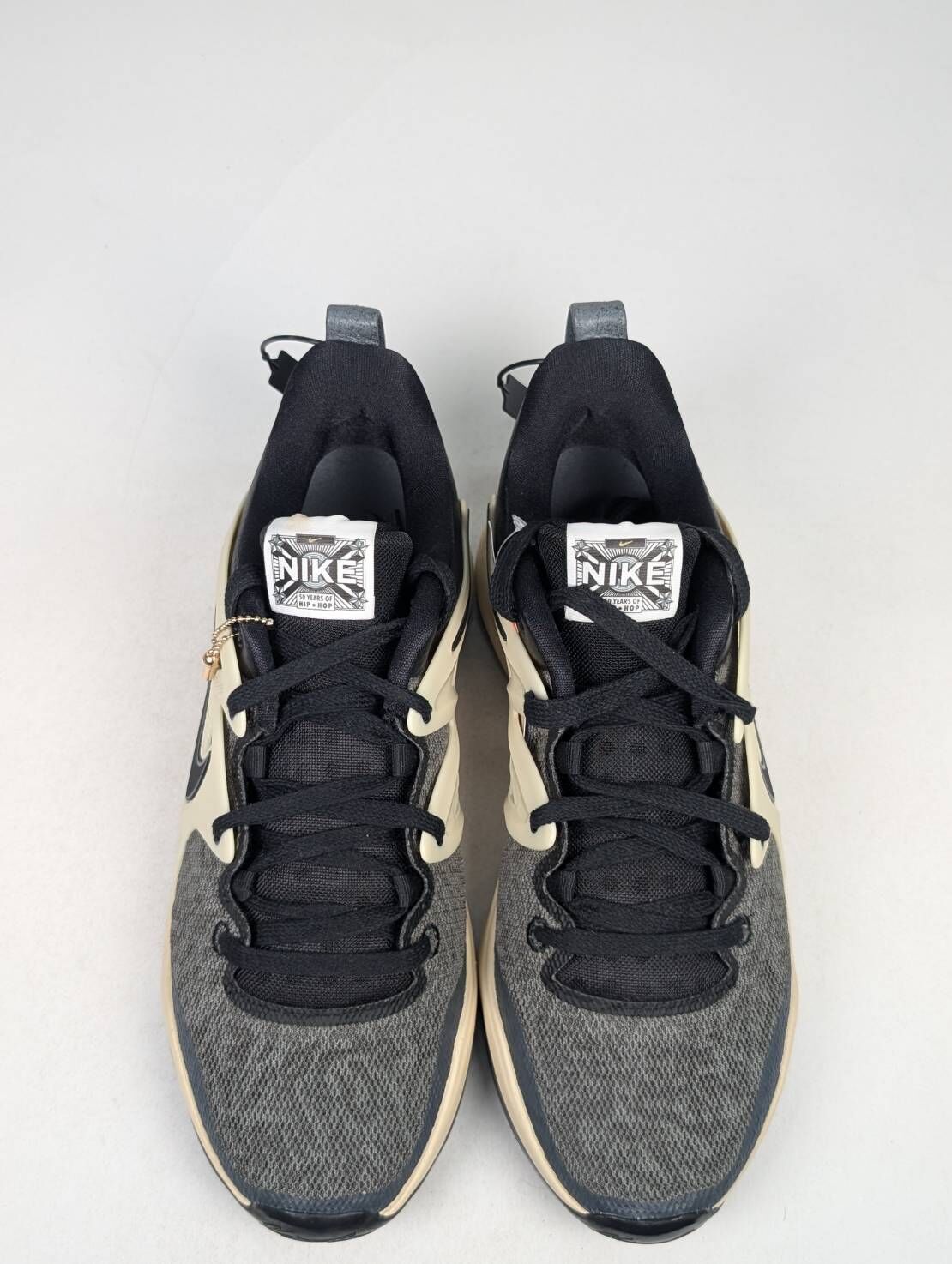 微瑕疵-鞋盒受潮&右腳鞋舌髒汙 FN8009-001/9 NIKE KD15 EP "SMOKE GREY" 實戰籃球鞋 米黑 男鞋